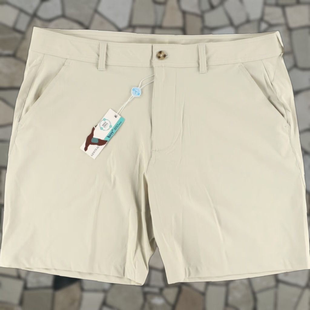 Vintage Genteal High Stretch Brrr Bunker Nylon Golf Shorts Stone Men's 38 Size US 38 / EU 54 - 1 Thumbnail