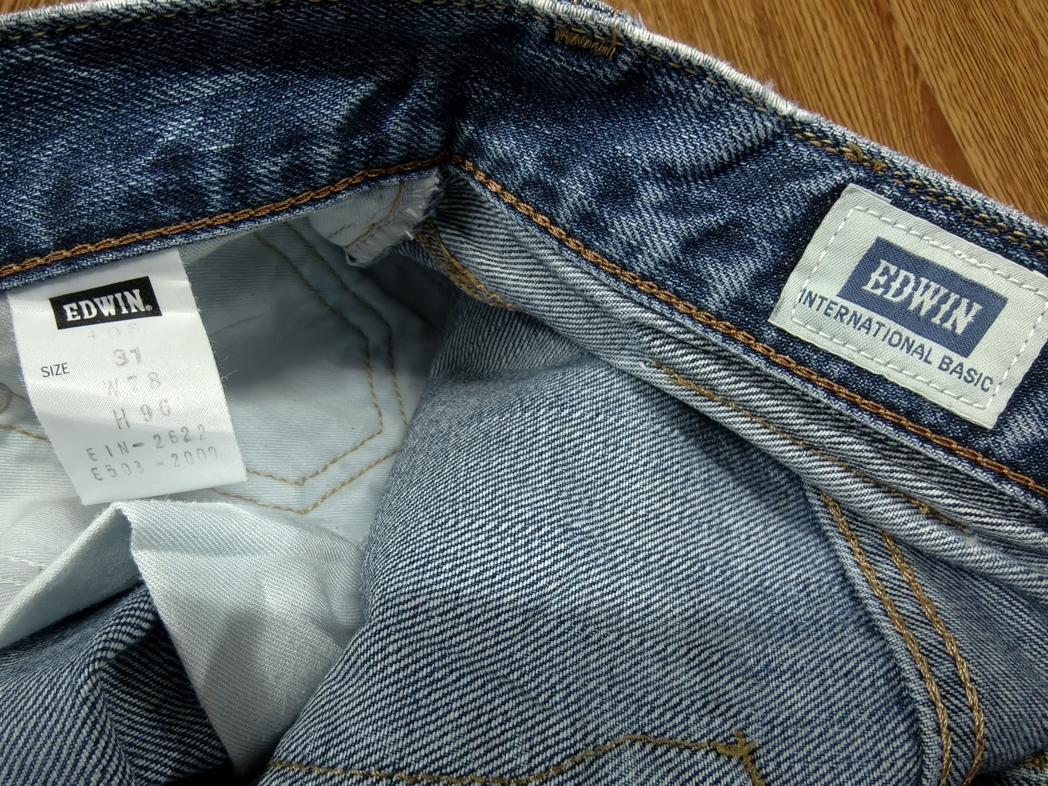 Edwin VINTAGE EDWIN 403 JEANS DENIM PANTS Size US 31 - 5 Thumbnail