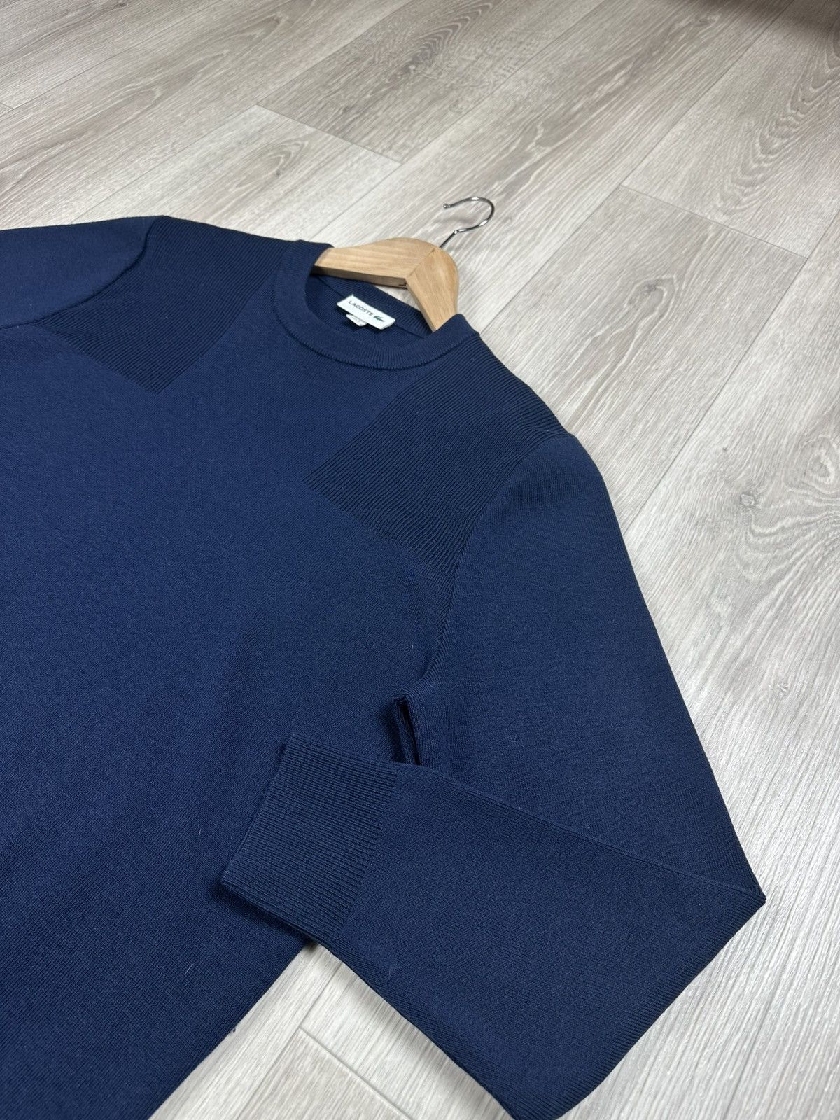 Lacoste Lacoste Wool Sweater Blue Size XL Size US XL / EU 56 / 4 - 5 Thumbnail