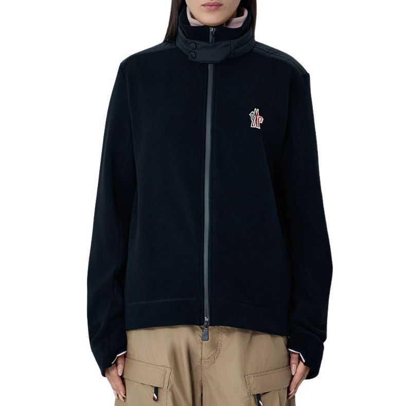 MONCLER GRENOBLE Women's Black Cardigan New (Women's size:12