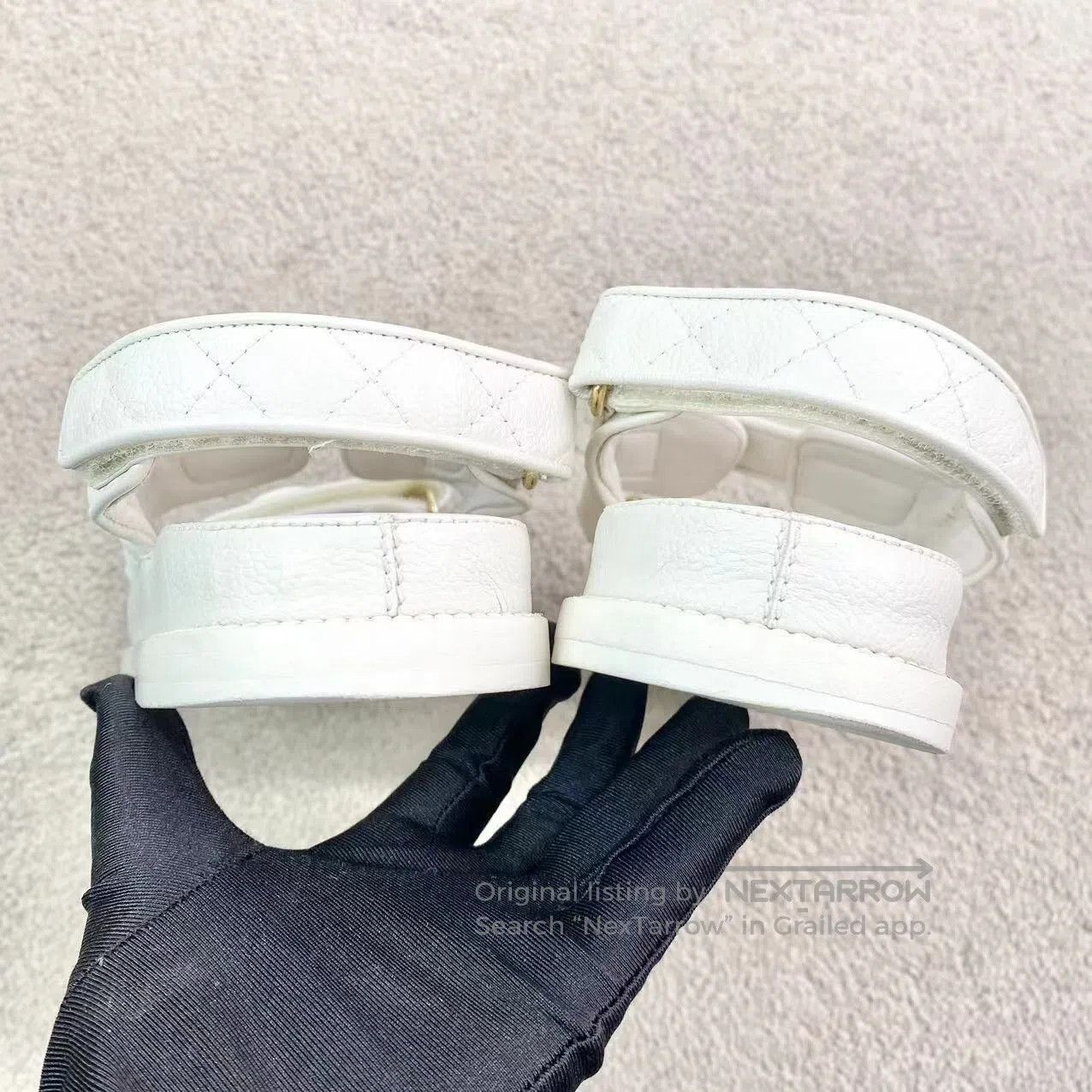 Chanel Chanel Velcro sandals| Size US 8.5 / IT 38.5 - 7 Thumbnail