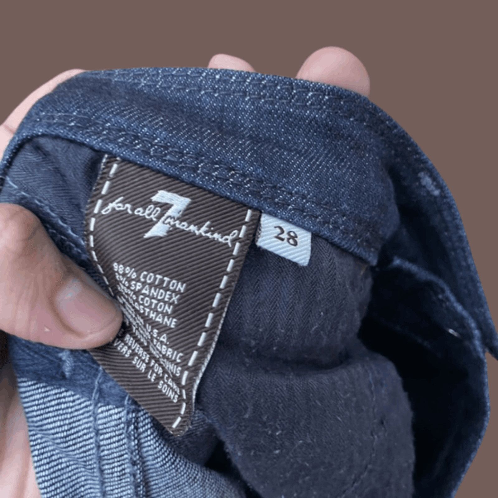 7 For All Mankind VTG Flare Jeans | 7 For All Mankind Bellbottom | Y2K Fit Size 30" / US 8 / IT 44 - 5 Thumbnail