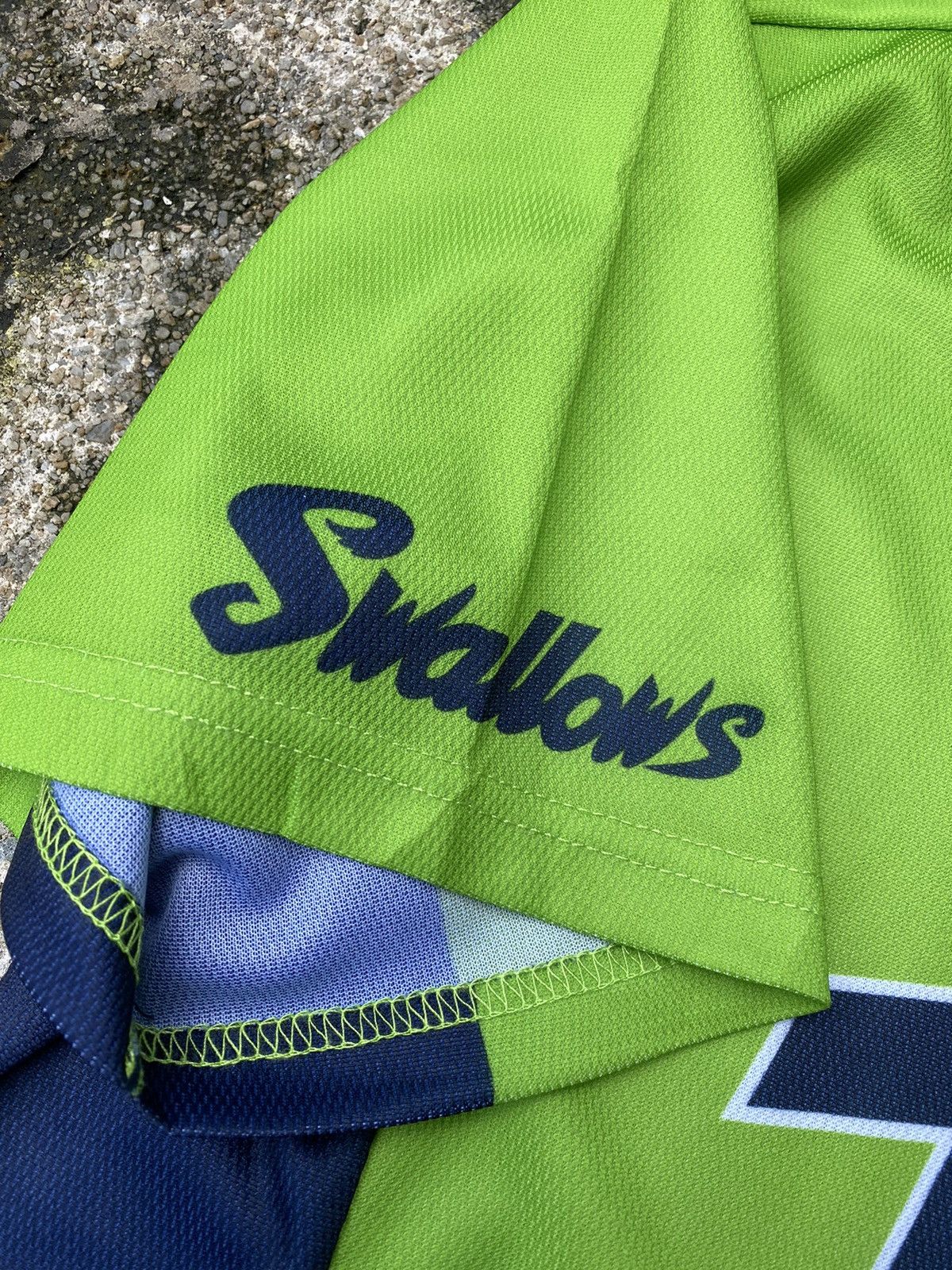 Japanese Brand × MLB Majestic Tokyo Yakult Swallows Baseball Jersey Size US XL / EU 56 / 4 - 6 Thumbnail