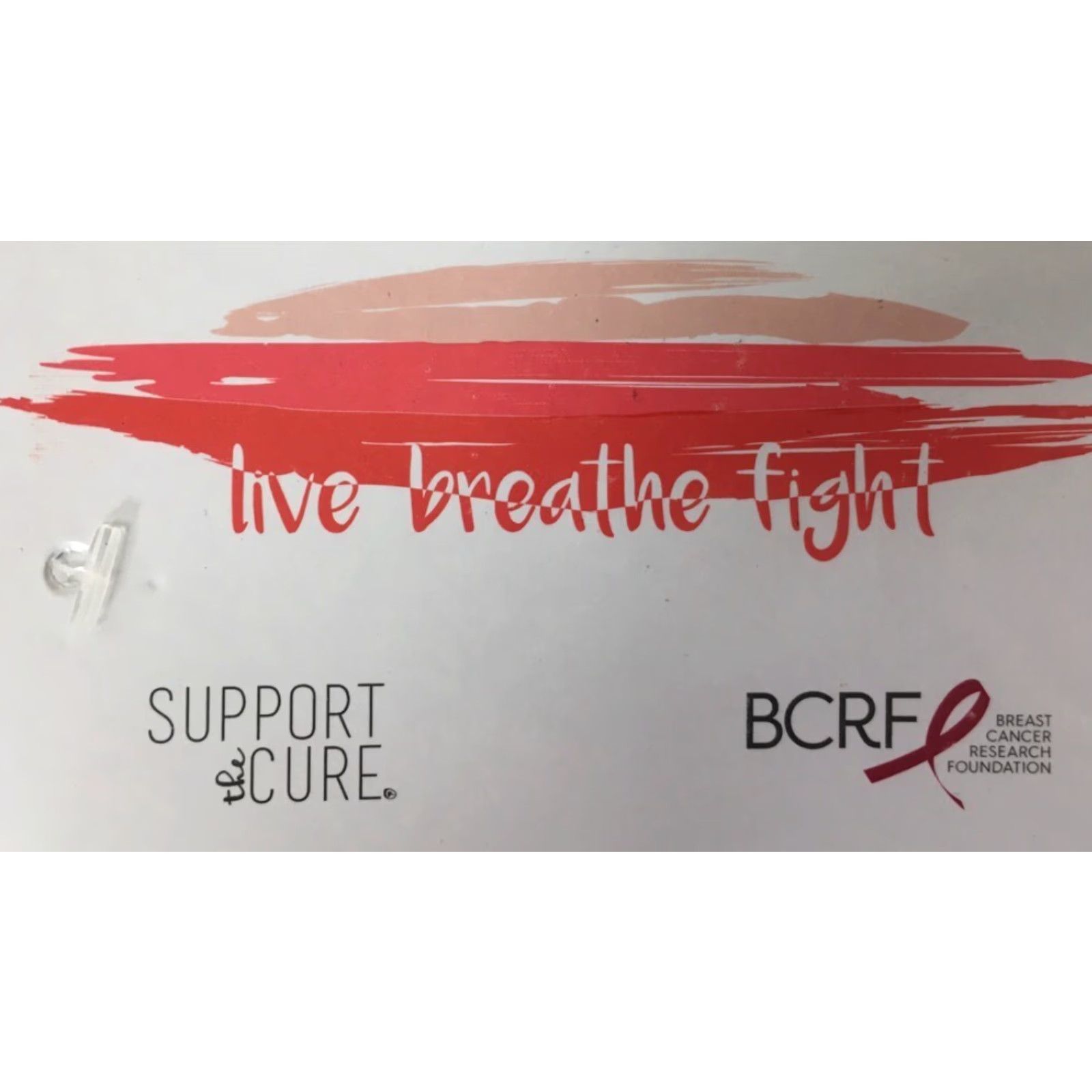 Vintage Live Breathe Fight Womens T-Shirt Gray Heathered Lips Stronger Together M Womens V Neck Casual Graphic Lips Pink Accent Size M / US 6-8 / IT 42-44 - 4 Thumbnail