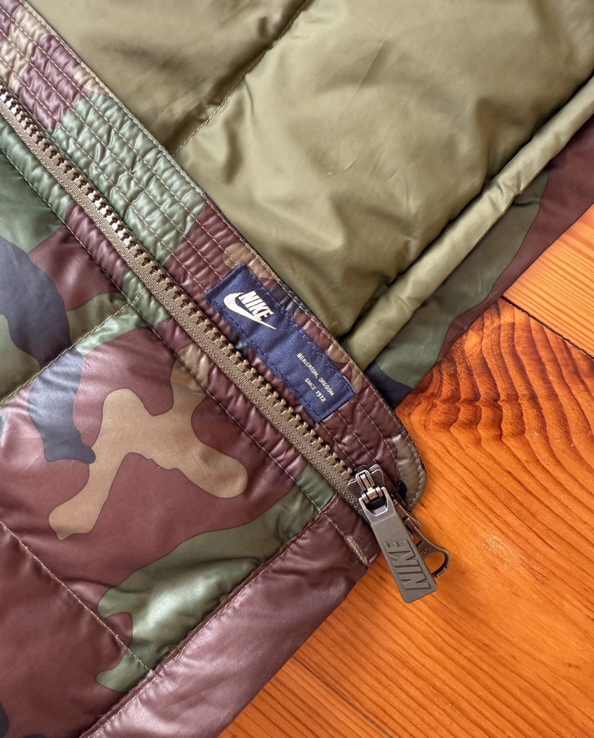 Nike Nike 550 Down Camo Full Zip Men’s Puffer Jacket Size M Size US M / EU 48-50 / 2 - 7 Thumbnail