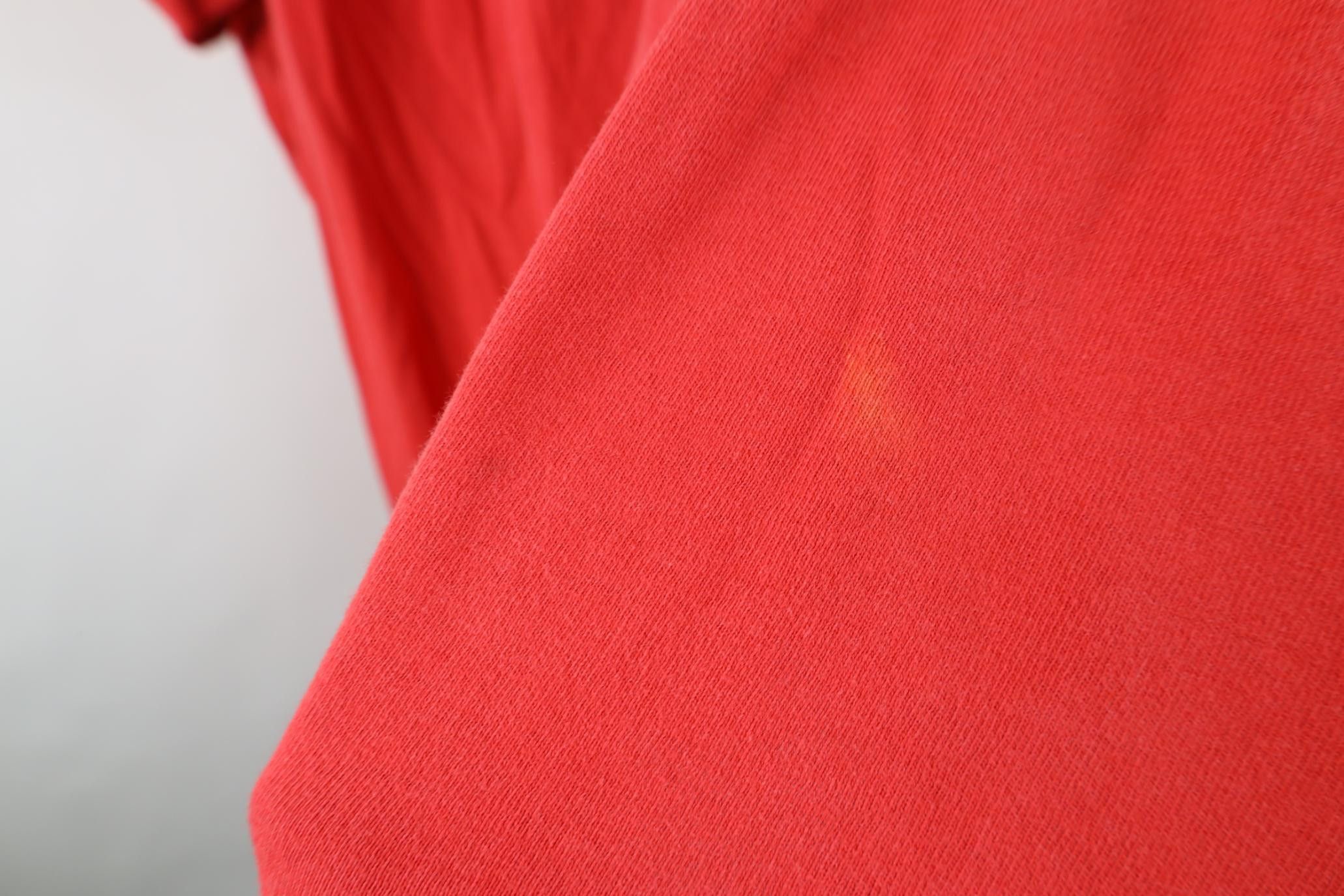 Vintage Vintage 90s Streetwear Blank Cotton Pocket T-Shirt Red USA Size US XXL / EU 58 / 5 - 7 Thumbnail