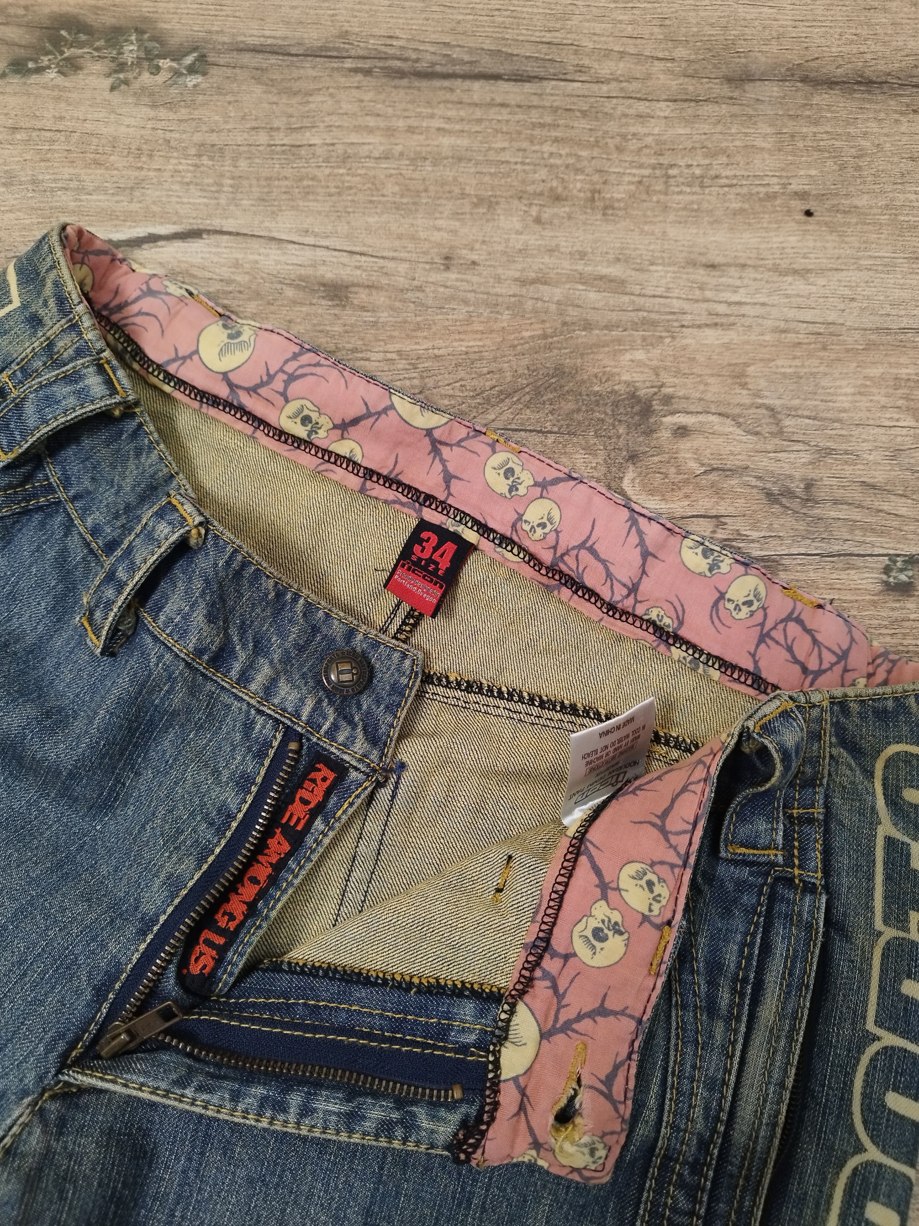 ICON Motorsports Vintage Icon Motosports Heavyweight Riding Jeans Baggy Moto Size US 34 / EU 50 - 10 Thumbnail