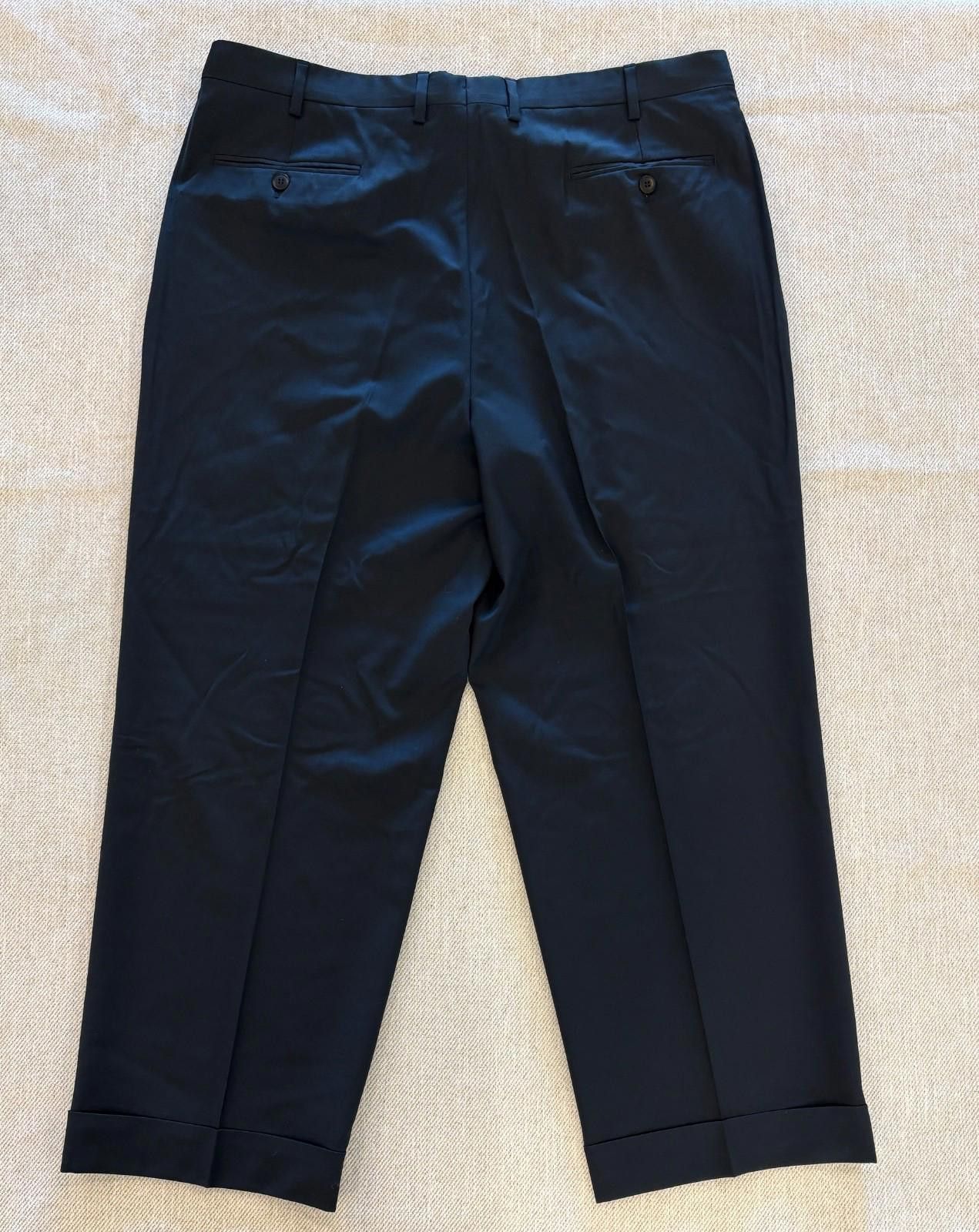 Brioni Brioni Cannes Trousers 38R Navy Blue 100% Superfine Wool Size US 38 / EU 54 - 4 Thumbnail