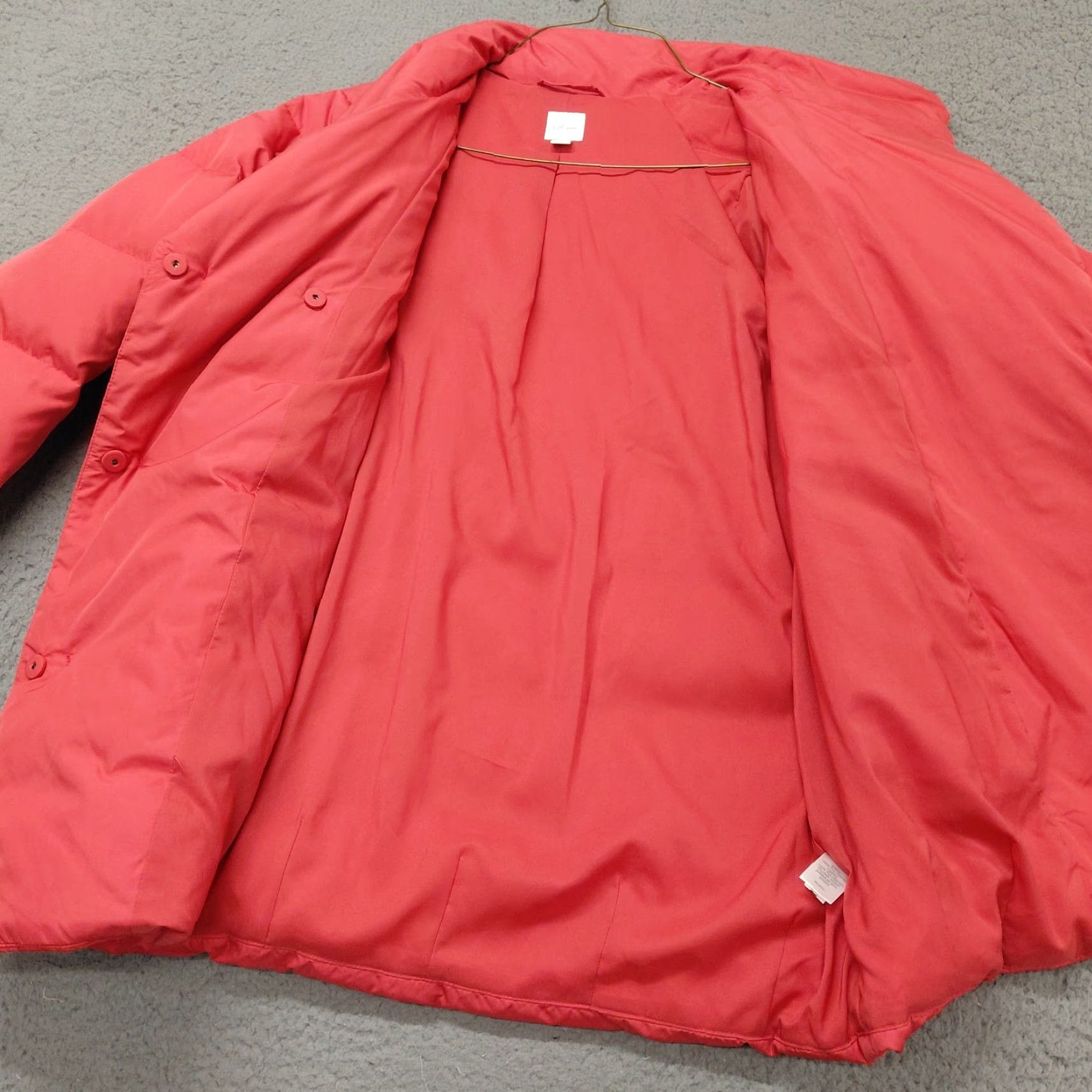 J. Jill J.Jill Down Coat Womens Size S Puffer Salmon Red Zip Pockets Quilted Short Coat Size S / US 4 / IT 40 - 4 Thumbnail