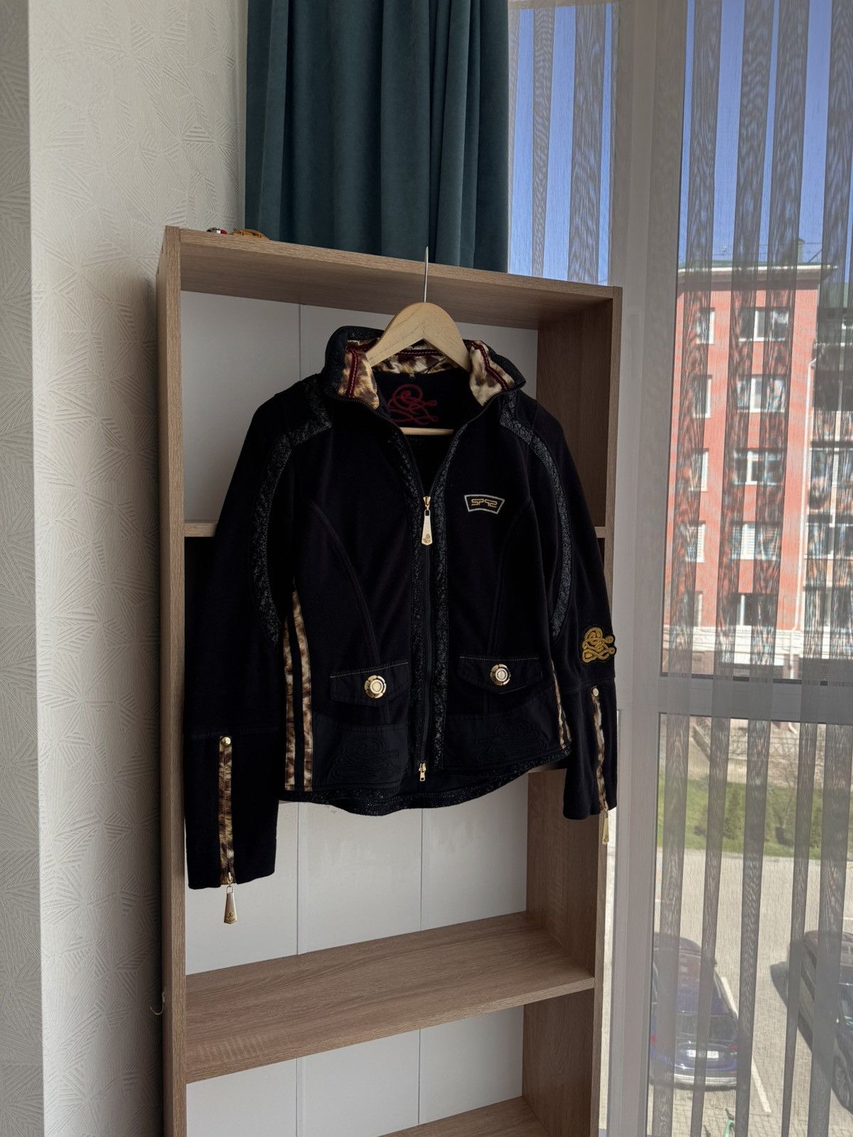 Sportalm Kitzbuhel × Vintage Vintage Sportalm Luxury Leopard Black Blazer Size S / US 4 / IT 40 - 3 Thumbnail