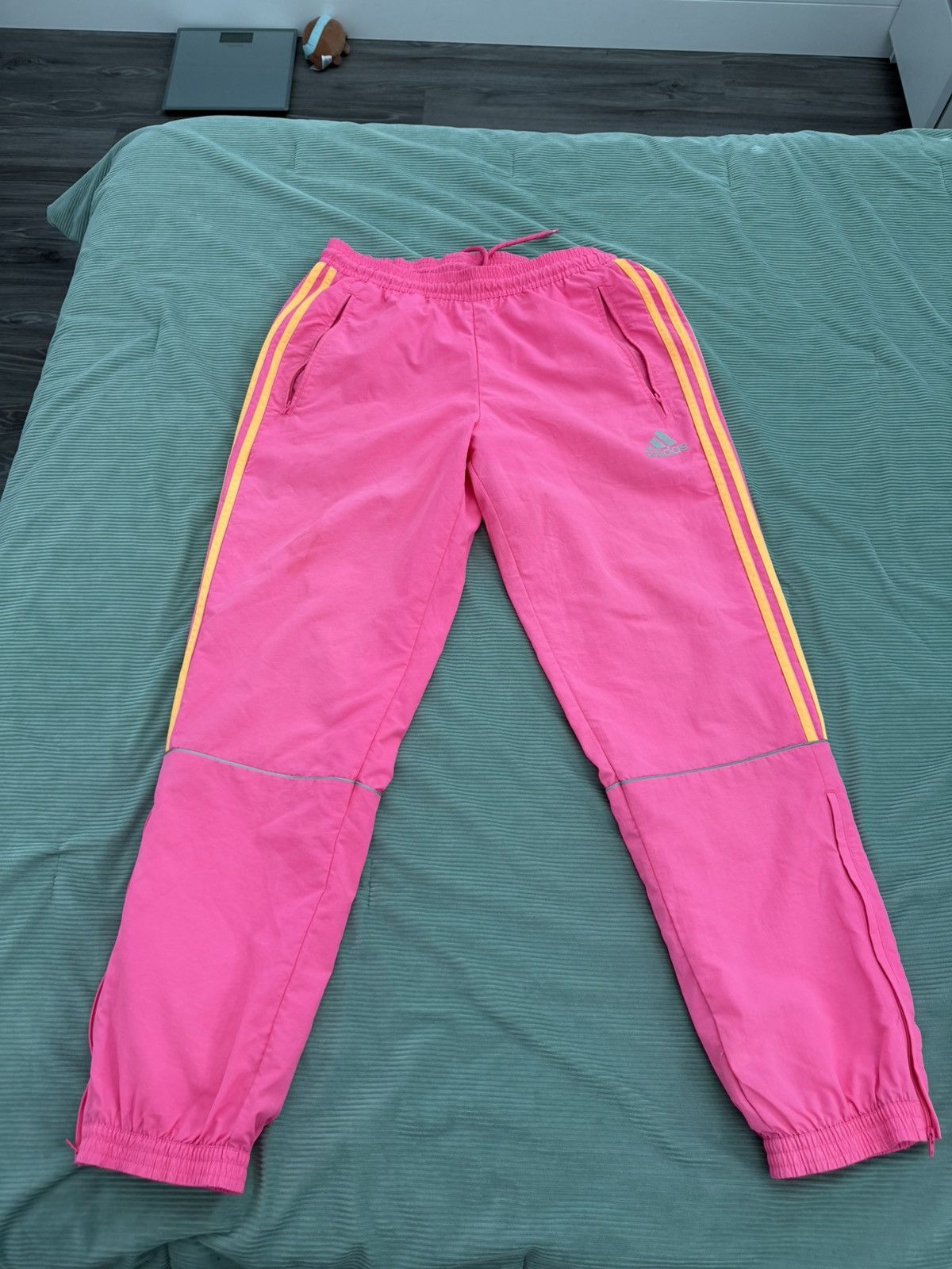 Adidas × Gosha Rubchinskiy Gosha Rubchinskiy Men's Pink Joggers Size US 32 / EU 48 - 2 Thumbnail