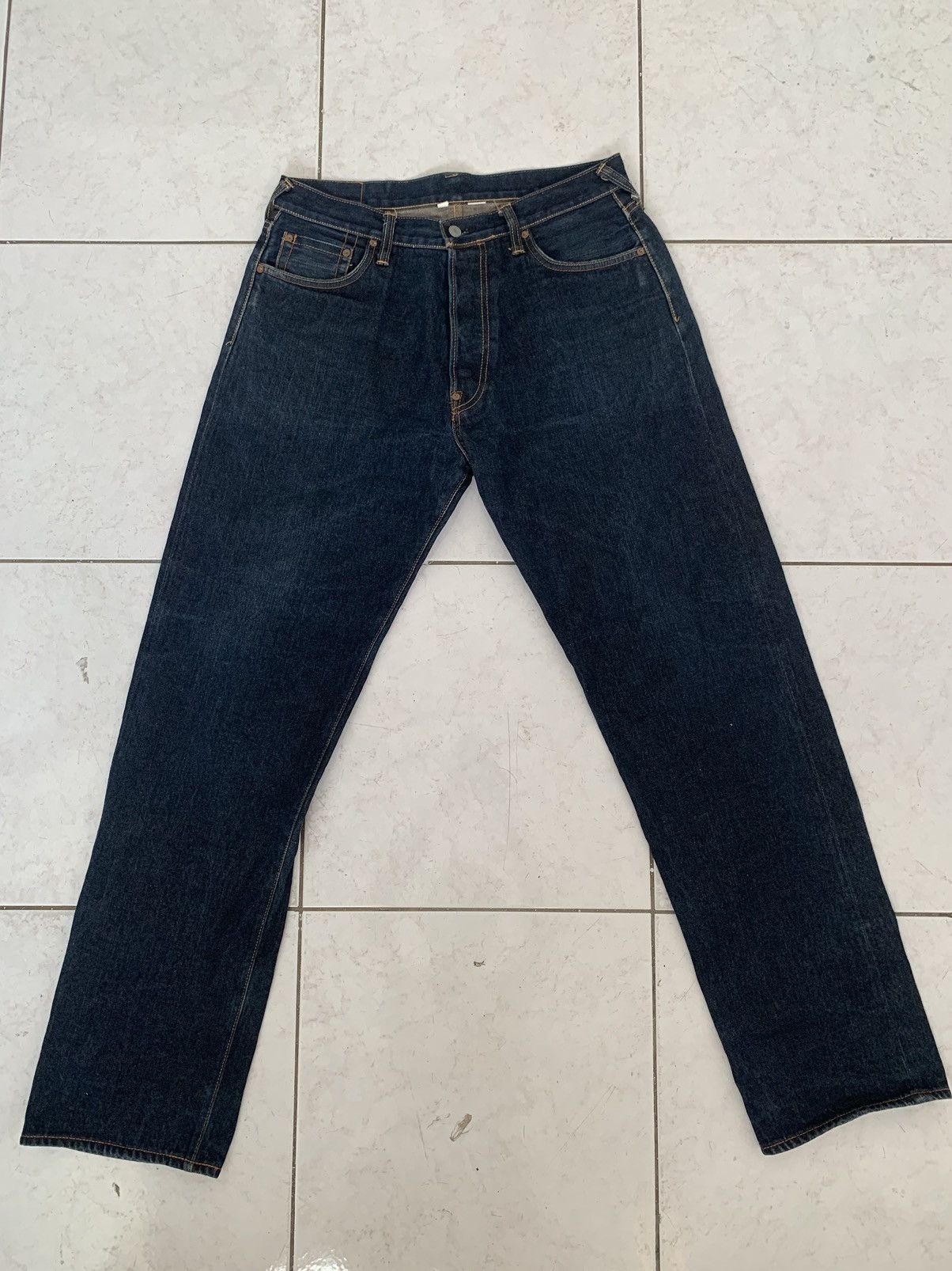 Evisu × Japanese Brand × Vintage OG Evisu Big Logo Selvedge Denim Pants 🔥 Size US 34 / EU 50 - 3 Thumbnail