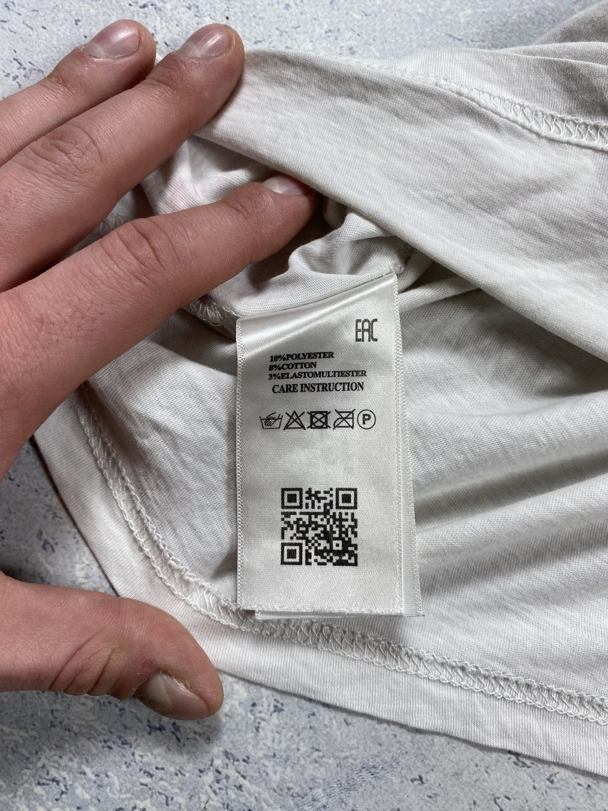 Alexander Wang Alexander Wang White T-Shirt With Big Logo Size Medium Size US M / EU 48-50 / 2 - 11 Thumbnail