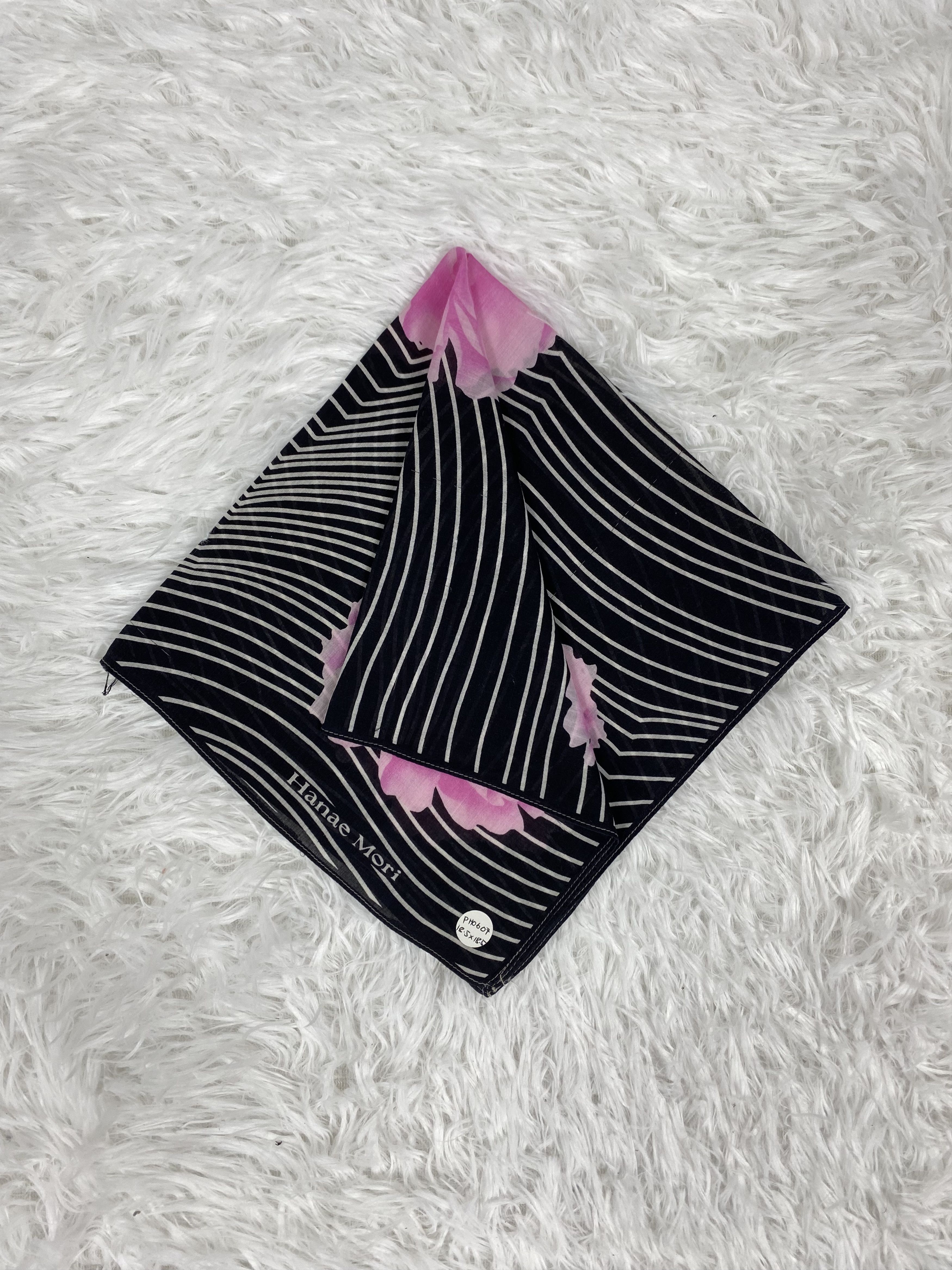 Vintage Hanae Mori Handkerchief Neckerchief PH0607