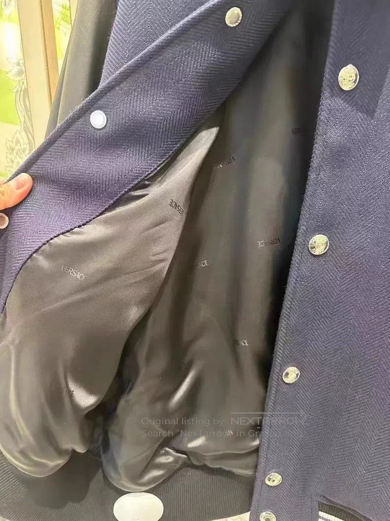 Versace Versace Thick jacket navy blue Size US M / EU 48-50 / 2 - 3 Thumbnail