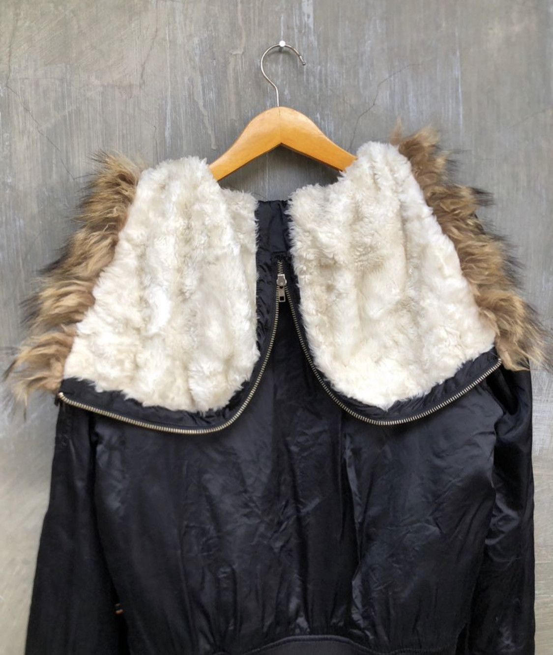 Japanese Brand Y2K Japanese arcive Fur Jacket Karma Black Triball Gothic Size US M / EU 48-50 / 2 - 6 Thumbnail