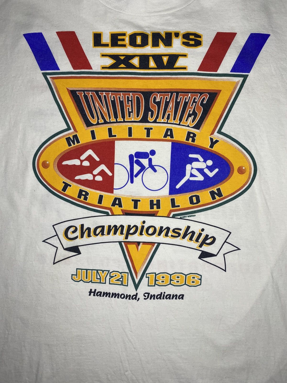 Other Vintage 1986 Military Triathlon All Sport Tee XL Size US XL / EU 56 / 4 - 2 Thumbnail