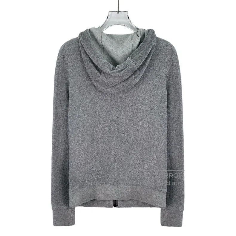 Gucci Gucci Grey cotton hooded drawstring zipper long-sleeved sw Size US XS / EU 42 / 0 - 2 Thumbnail