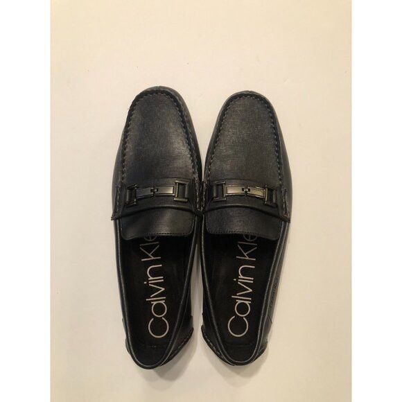 Calvin Klein Calvin klein men's new leather slip on loafers size: 11.5 Size US 11.5 / EU 44-45 - 1 Thumbnail