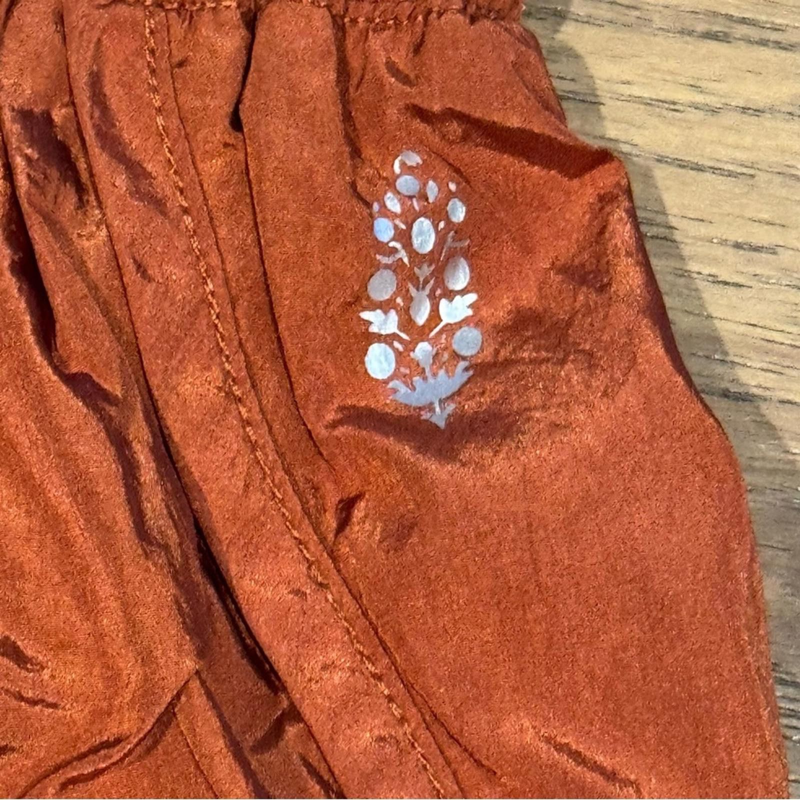 Other FP Movement Rust Orange High-Waisted Shorts Size 32" / US 10 / IT 46 - 3 Thumbnail