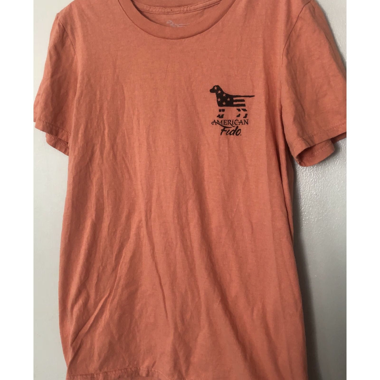 Vintage VINTAGE American Fido Patriotic Puppy Dog Shark PAWS SS T Shirt Sz S Size US S / EU 44-46 / 1 - 2 Thumbnail