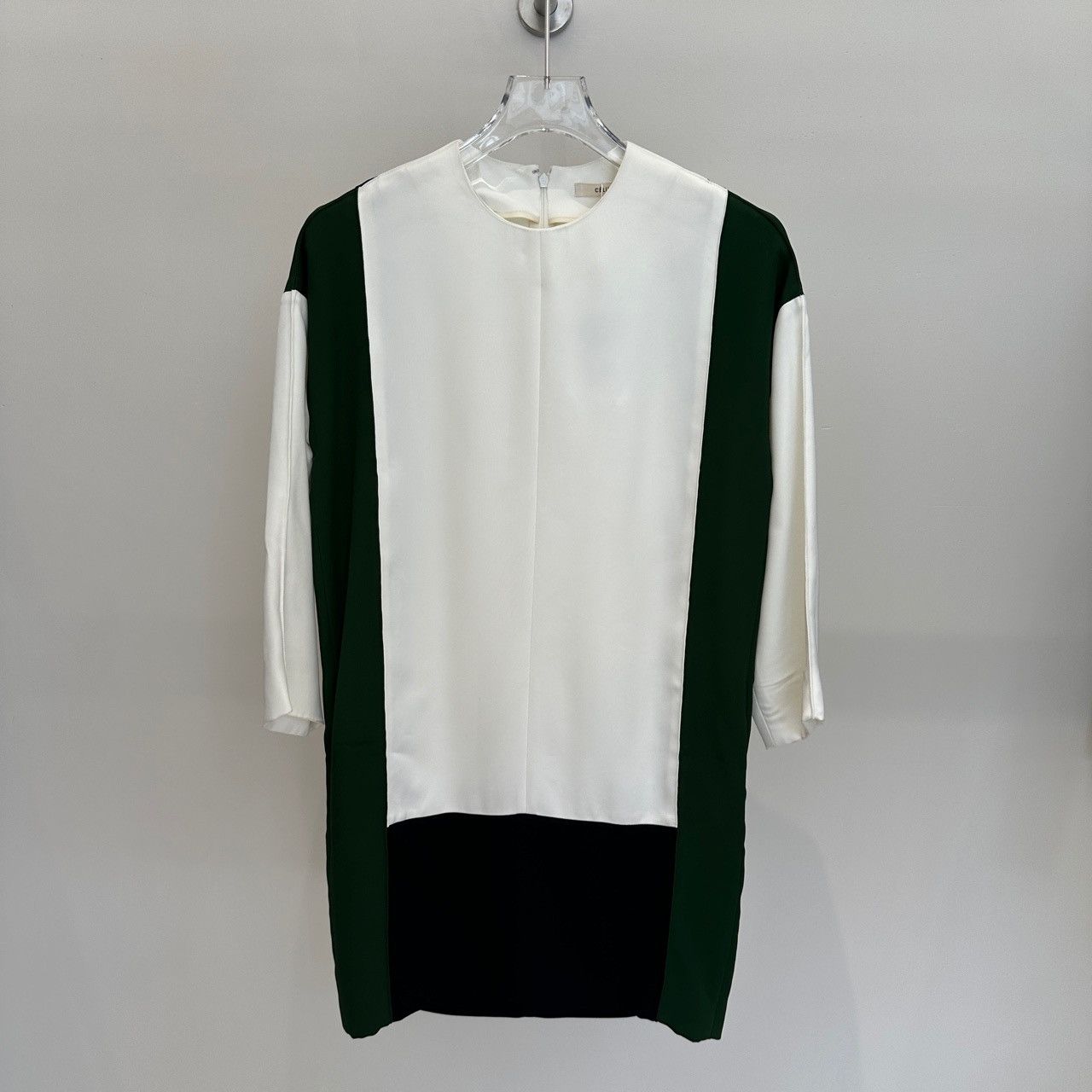 Celine Celine Silk Round-neck Long-sleeve Dress Size XS / US 0-2 / IT 36-38 - 1 Thumbnail