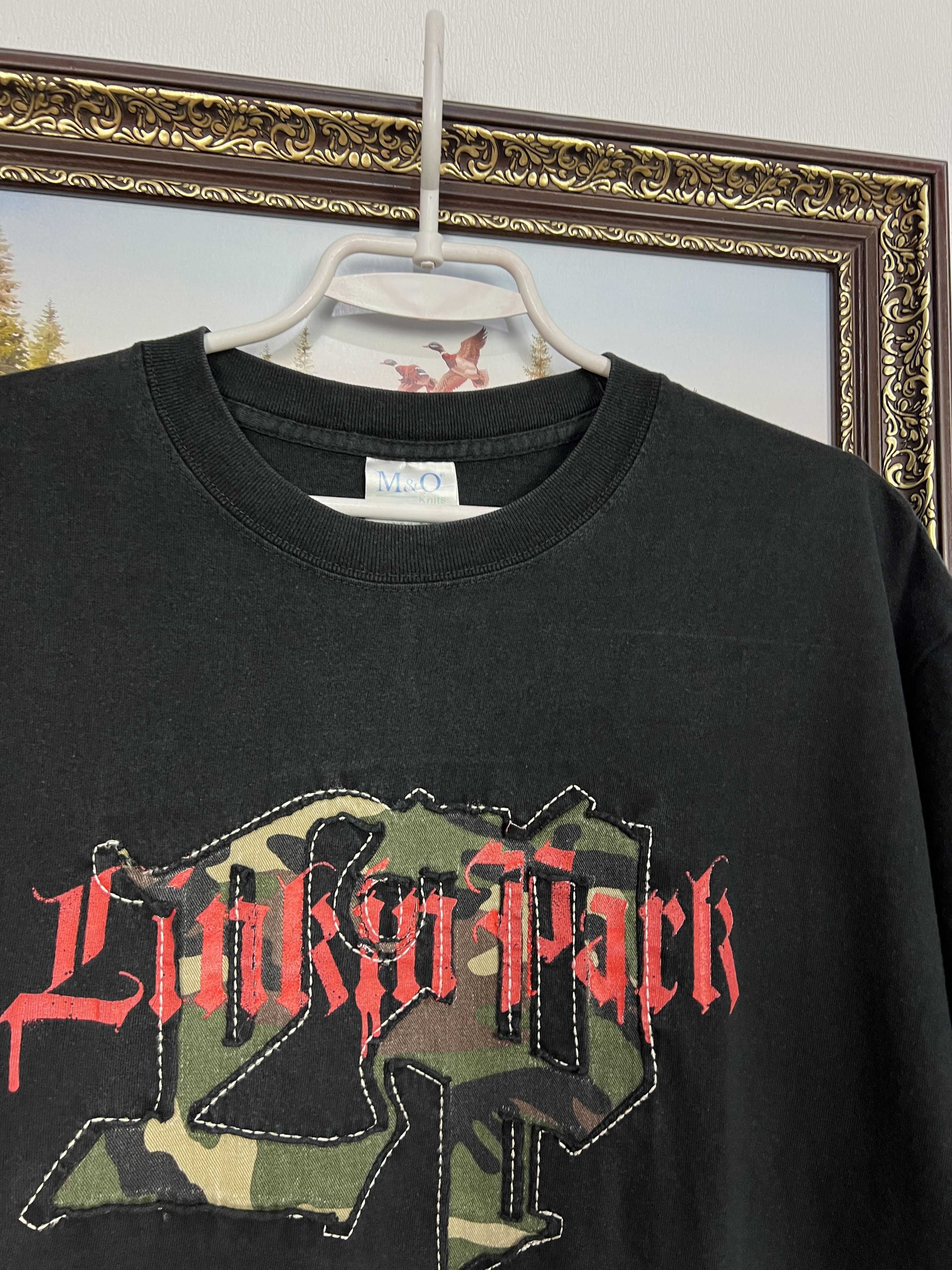 Vintage Vintage Linkin Park Meteora Big Logo Band Shirt Tee Rare Size US L / EU 52-54 / 3 - 8 Thumbnail