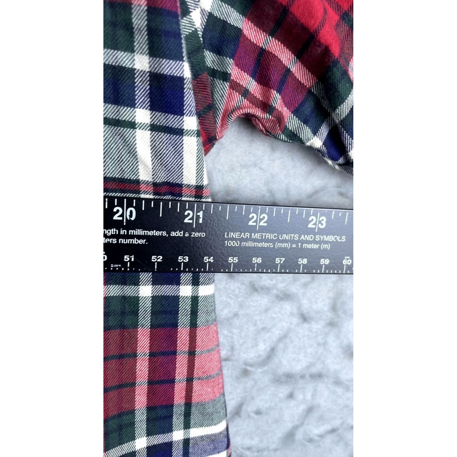 Ralph Lauren Ralph Lauren Shirt Mens XL Multicolor Plaid Long Sleeve Button Front Flannel Size US XL / EU 56 / 4 - 3 Thumbnail