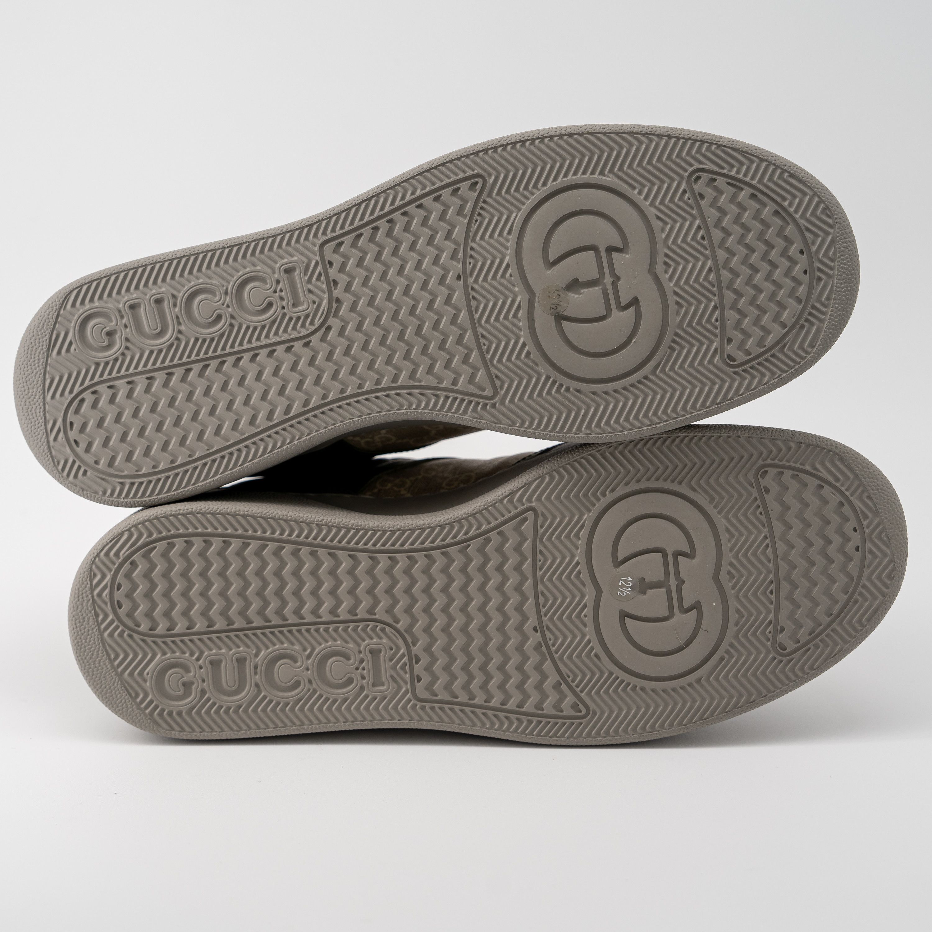 Gucci 12.5G 13 US Gucci GG Chunky Sneakers Beige Grey GG Leather Size US 13 / EU 46 - 5 Thumbnail