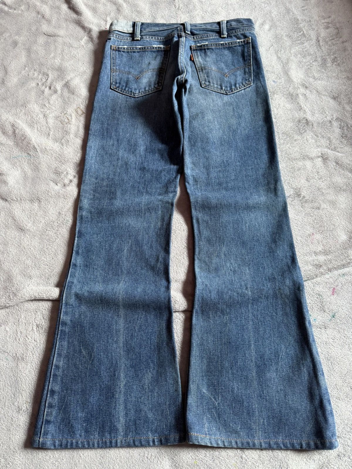 Levi's × TAION × Vintage Vintage LEVIS Big E 646 Flared Bootcut Talon Zipper Jeans Size US 30 / EU 46 - 2 Thumbnail