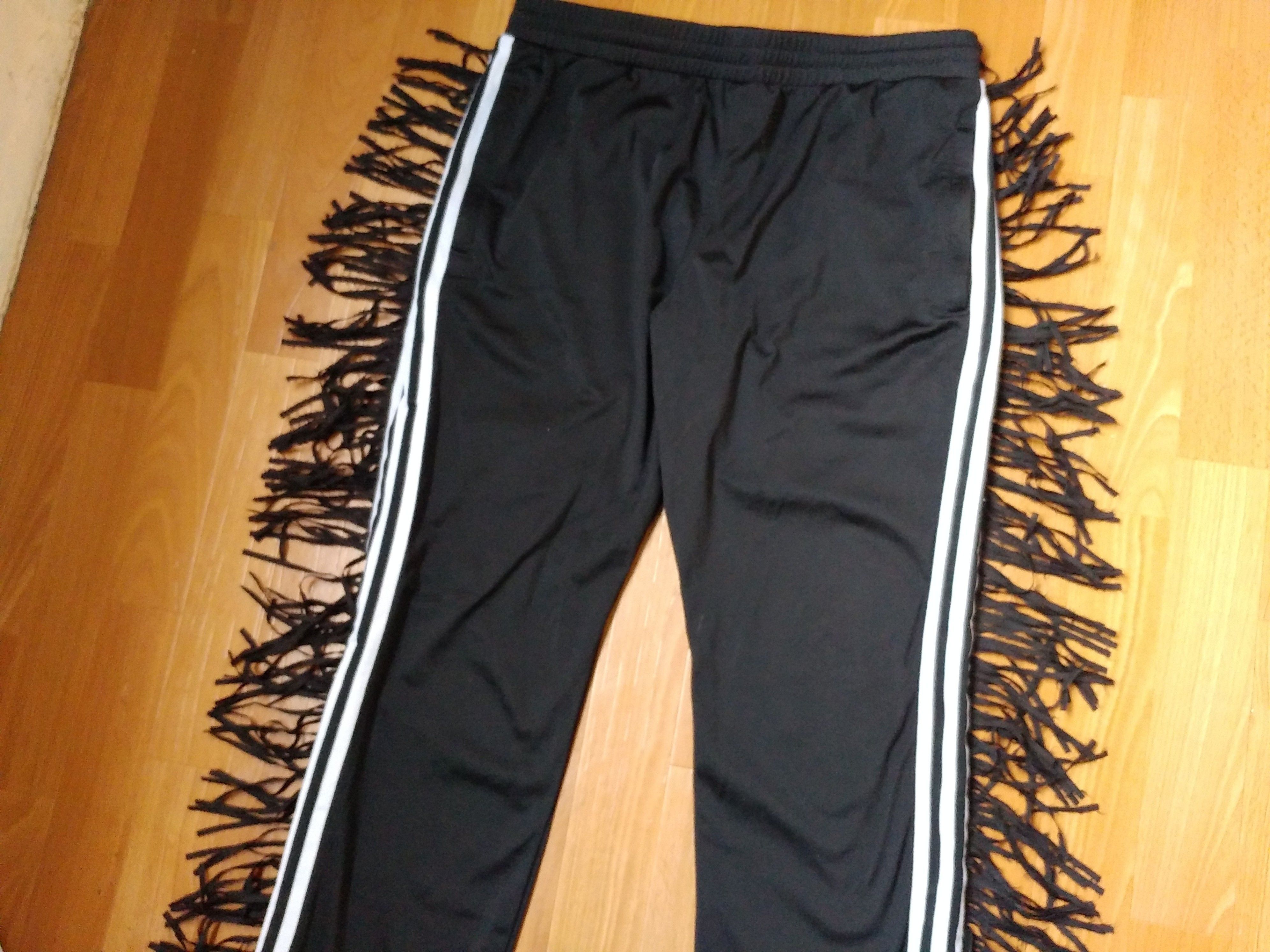 Adidas × Jeremy Scott ADIDAS JEREMY SCOTT TRACK PANTS Fringe Tracksuit O21026 sz M Size US 32 / EU 48 - 14 Thumbnail