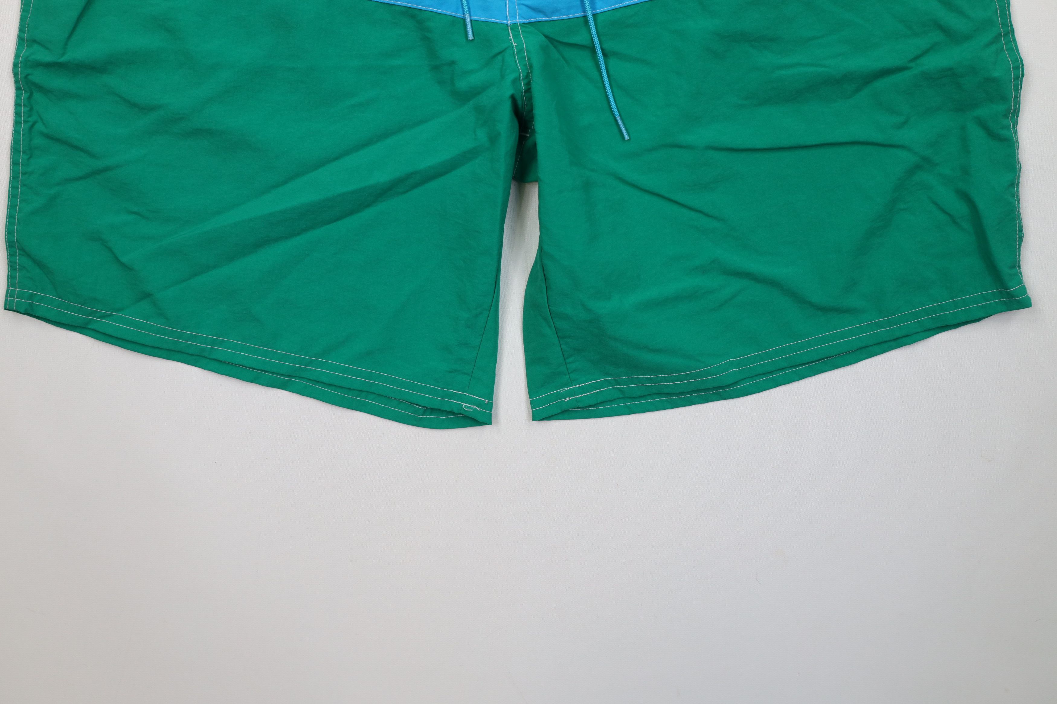 Nautica Vintage 90s Nautica Calypso Block Board Shorts Swimming Size US 36 / EU 52 - 4 Thumbnail