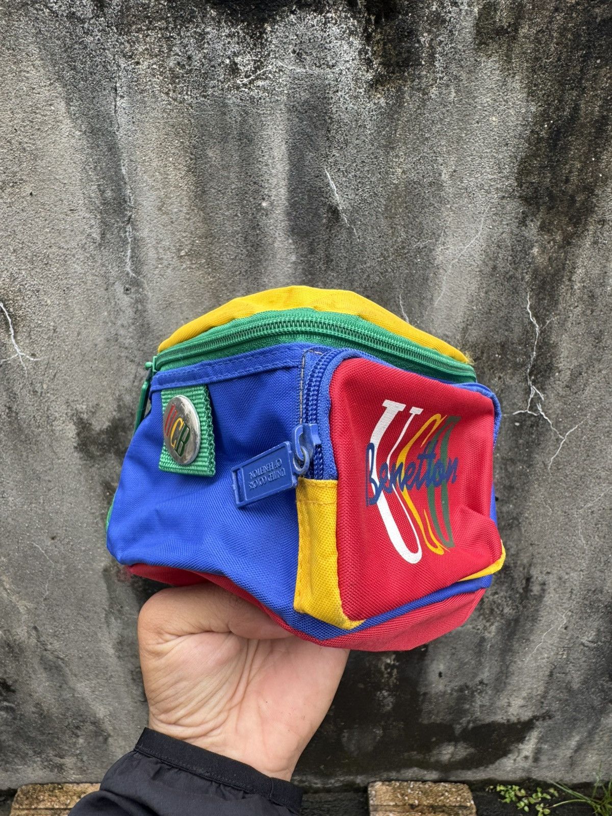 United Colors Of Benetton UNITED COLOR OF BENETON MULTICOLOR POUCH BAG Size ONE SIZE - 1 Thumbnail