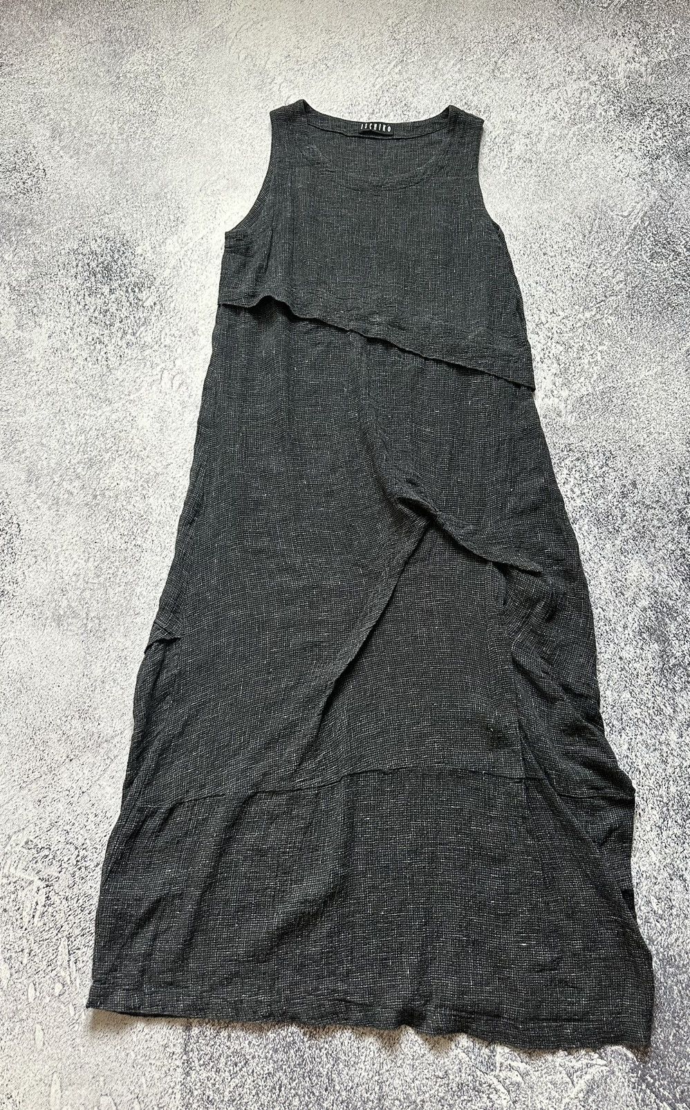 OSKA dresses for women ISCHIKO by OSKA avantgarde grey US10 Linen Size L / US 10 / IT 46 - 7 Thumbnail