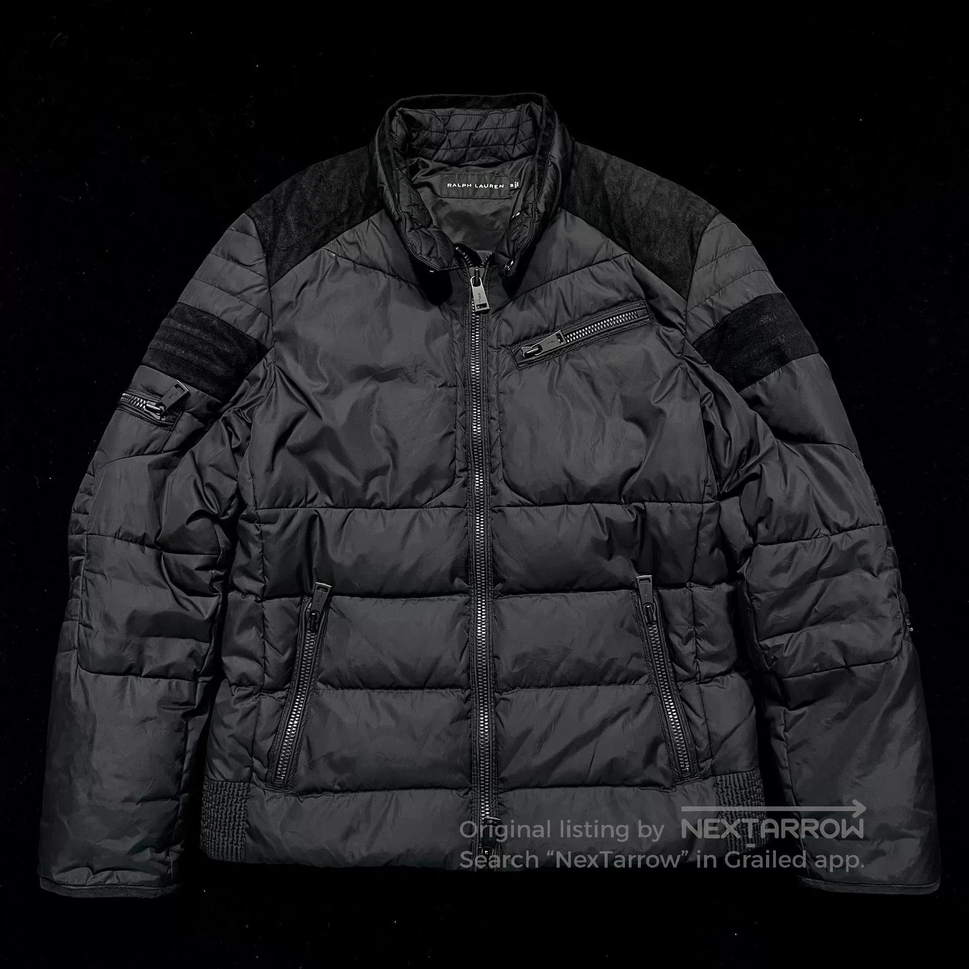 Ralph Lauren Black Label Ralph Lauren Polo Biker Style Down Jacket. Size US M / EU 48-50 / 2 - 1 Thumbnail