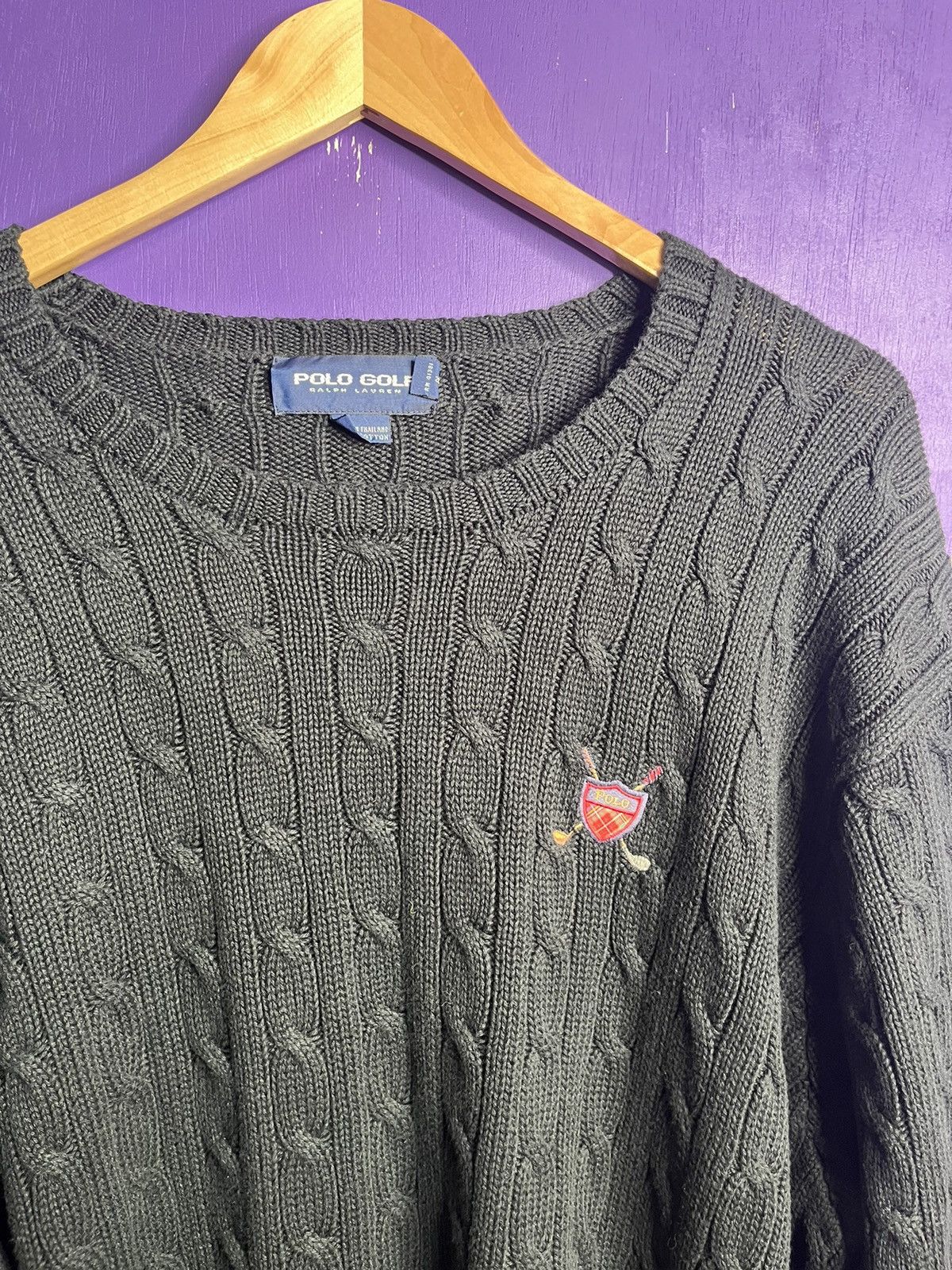 Polo Ralph Lauren × Vintage Vintage 90s Polo Ralph Lauren golf logo sweater Size US XXL / EU 58 / 5 - 3 Thumbnail