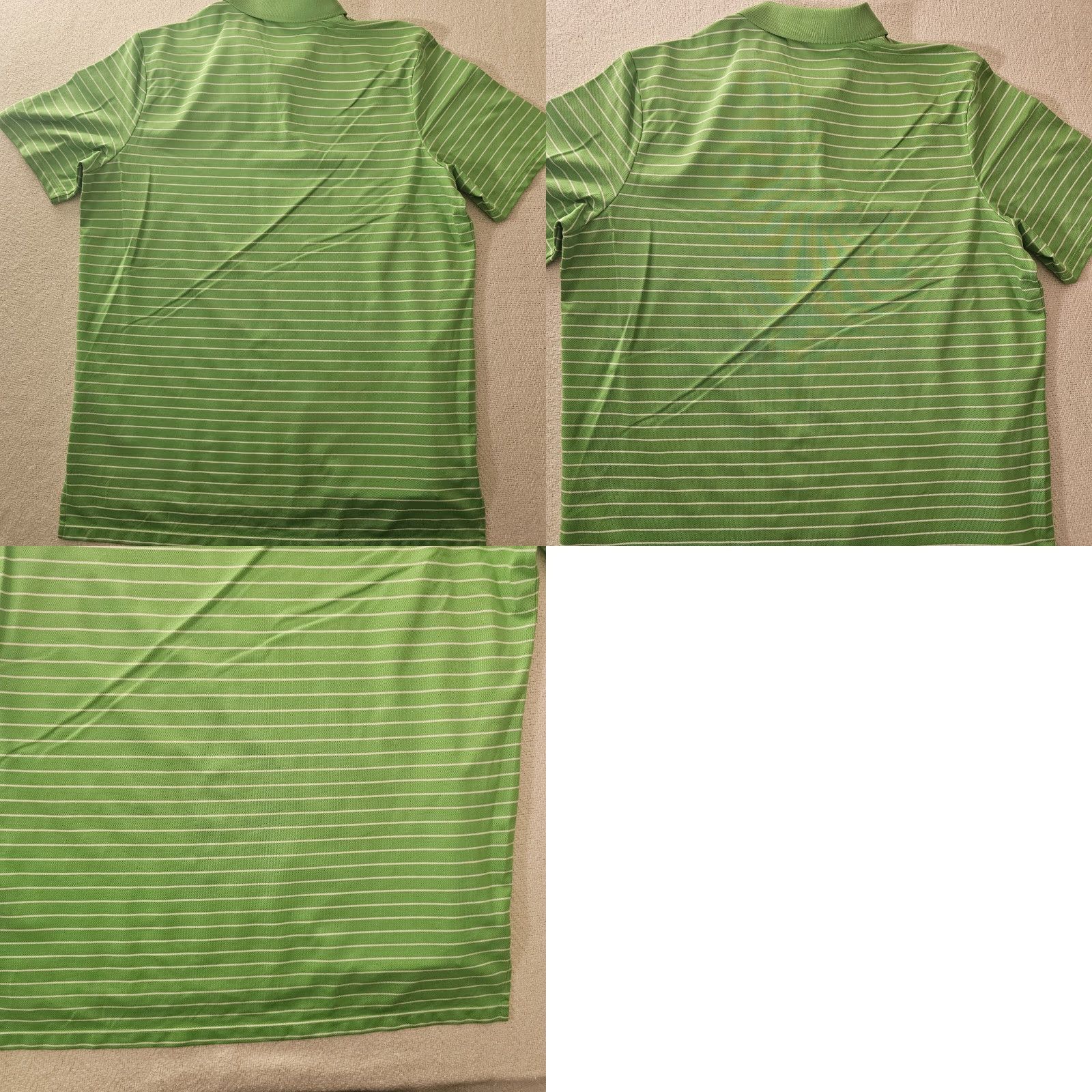 RLX Ralph Lauren RLX Ralph Lauren Polo Shirt Golf Striped Green Large Jersey Stretch Breathable Casual Size US L / EU 52-54 / 3 - 8 Thumbnail