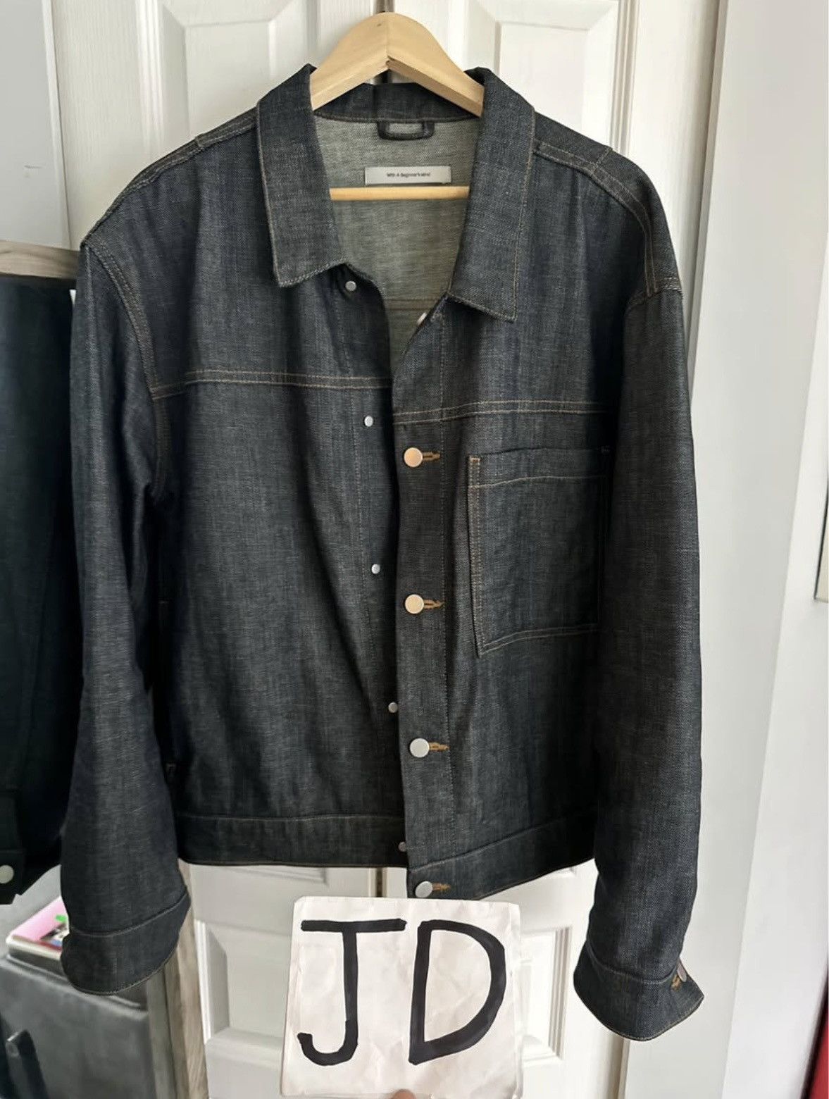 Other With A Beginner’s Mind Raw Boxy Denim Jacket Size US M / EU 48-50 / 2 - 1 Thumbnail