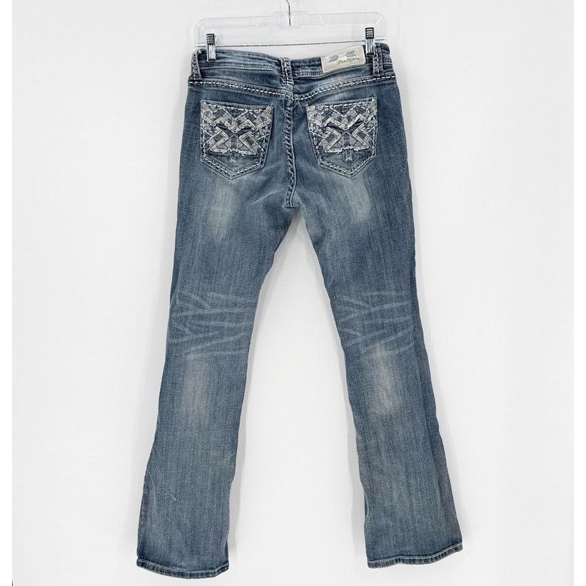 Grace in LA Grace in LA contrasting stitching bling pockets 29 bootcut Size 29" - 1 Thumbnail
