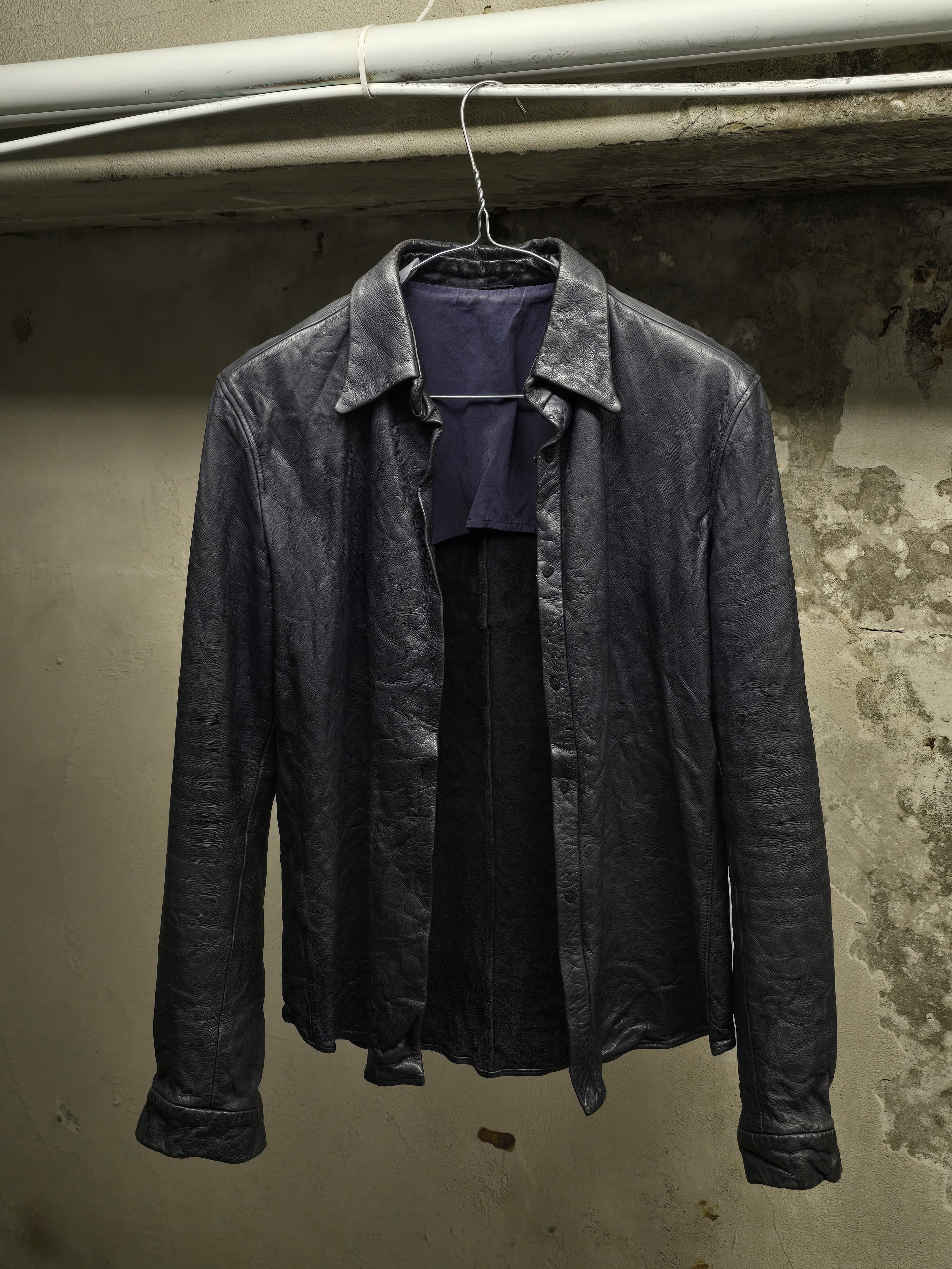 Carpe Diem Carpe Diem Indigo Cowhide Leather Shirt Size US S / EU 44-46 / 1 - 5 Thumbnail
