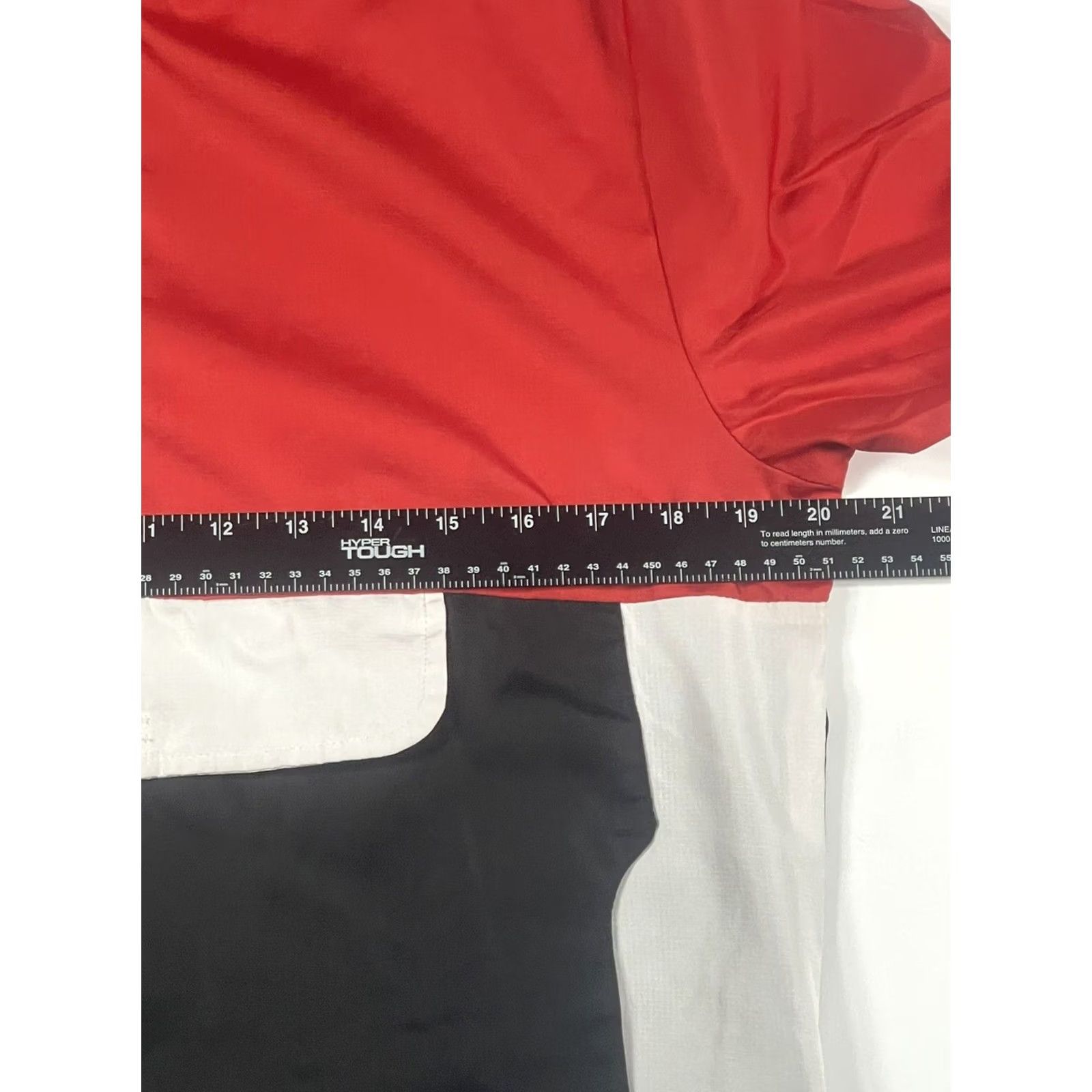 Vintage ARIZONA JEAN CO Windbreaker Mens S Small Red/Black Vented Hooded SideZip Jacket Size US 29 - 5 Thumbnail