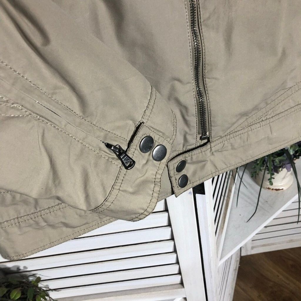 Kenneth Cole Keneth Cole Bomber Jacket Zip Pockets Collar Beige sz M Size US M / EU 48-50 / 2 - 9 Thumbnail