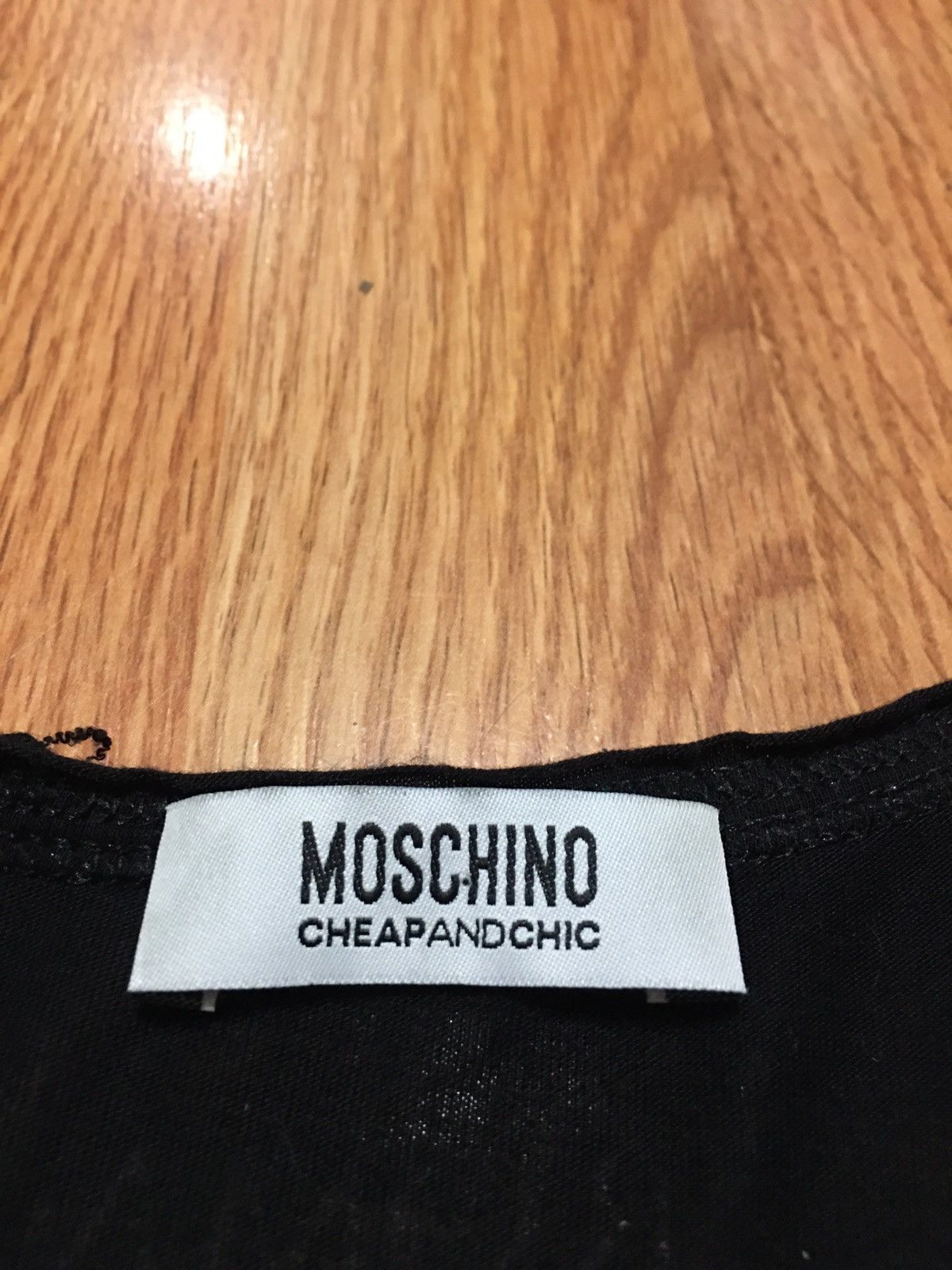 Moschino × Vintage Moschino Cheap and Chic Roma Logo Long Sleeve Top T-Shirt Size L / US 10 / IT 46 - 9 Thumbnail