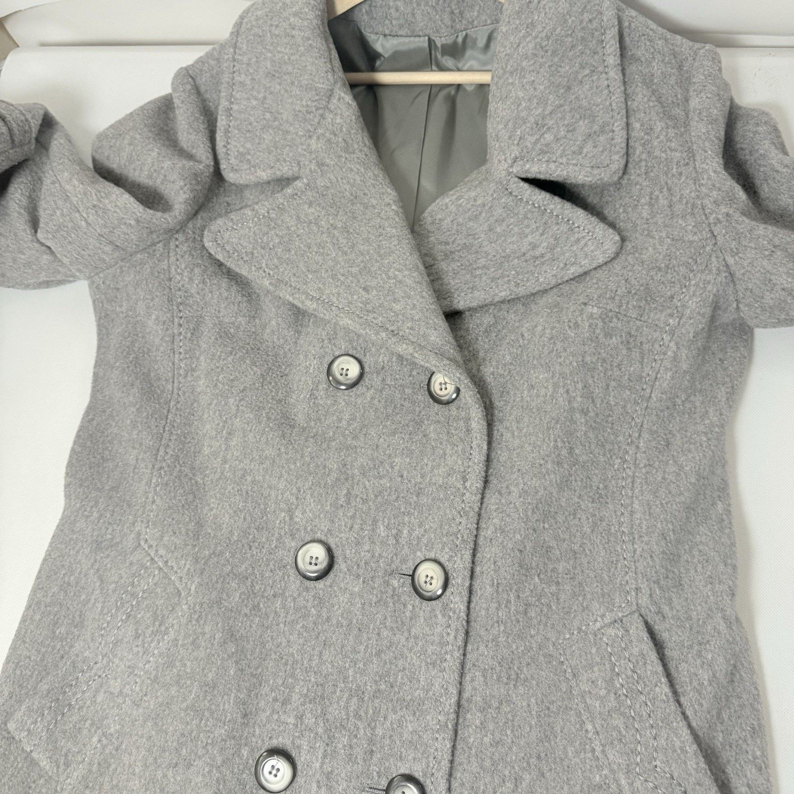 Other Vintage Overcoat Union Made Double Breasted Trench Wool Size M / US 6-8 / IT 42-44 - 4 Thumbnail