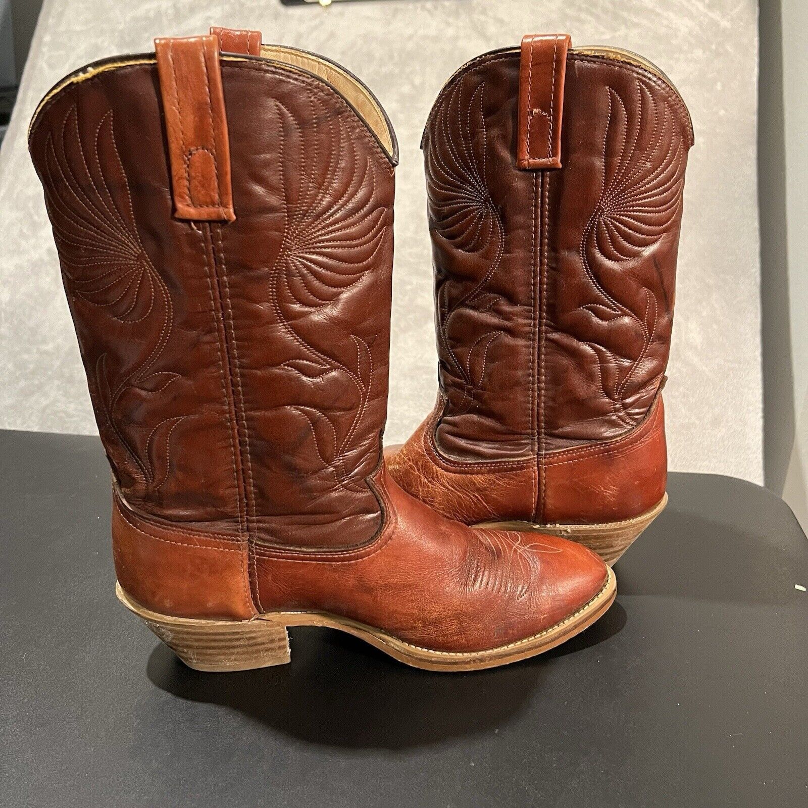 Dingo1969 Vintage Dingo ACME Cowboy Boots 10.5 Extra Wide Red Boots Size US 10.5 / EU 43-44 - 7 Thumbnail