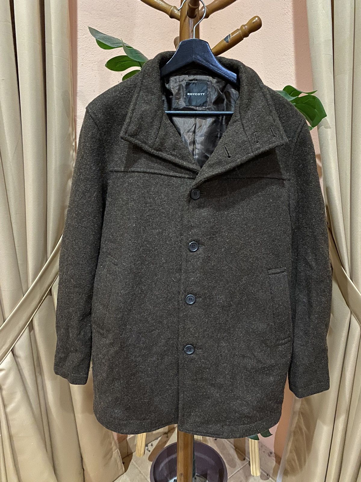 Boycott Boycott Japanese Made 100% Wool Coat - Minimalist Outerwear Size US M / EU 48-50 / 2 - 1 Thumbnail