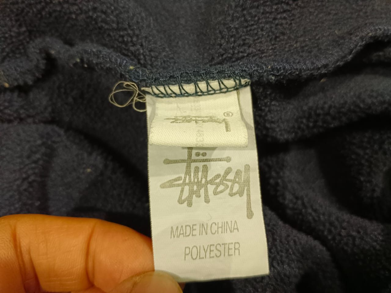 Stussy Stussy small embroidery logo fleece Size US L / EU 52-54 / 3 - 9 Thumbnail