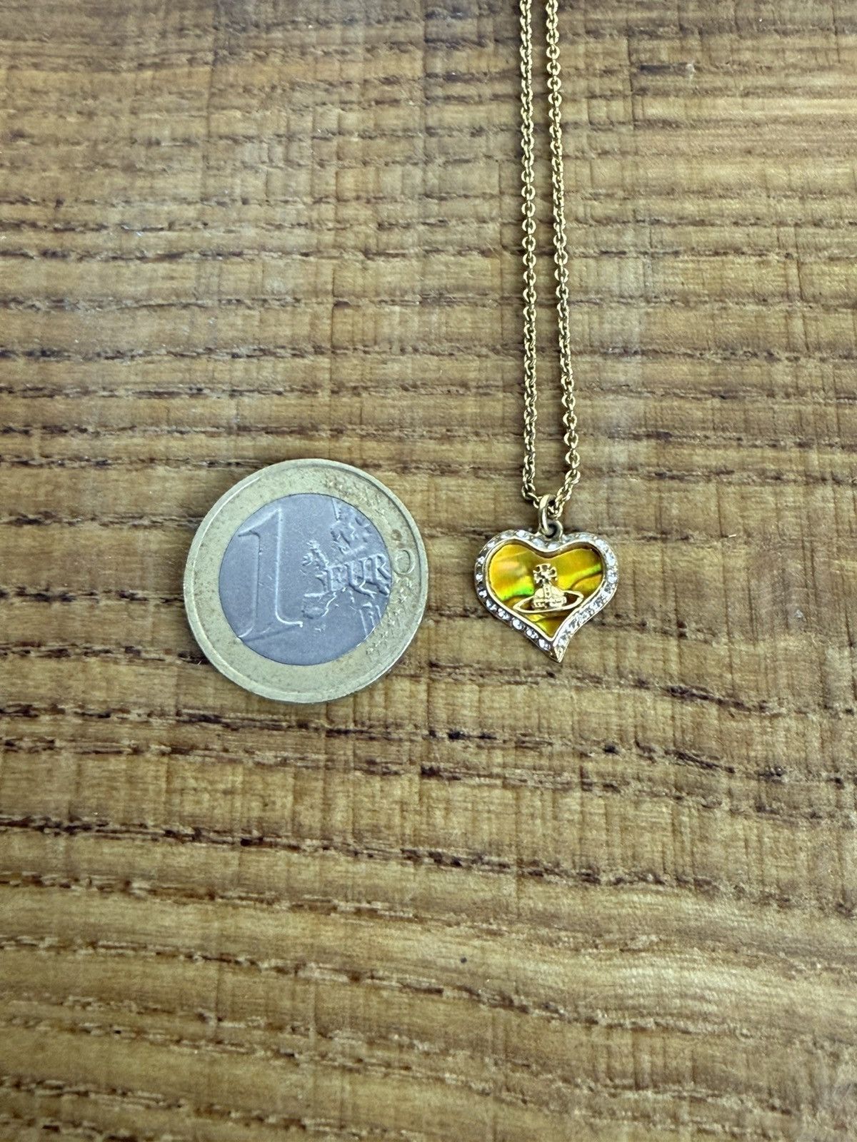 Vivienne Westwood Vivienne Westwood Petra Heart Pendane Necklace Rare Yellow Size ONE SIZE - 9 Thumbnail