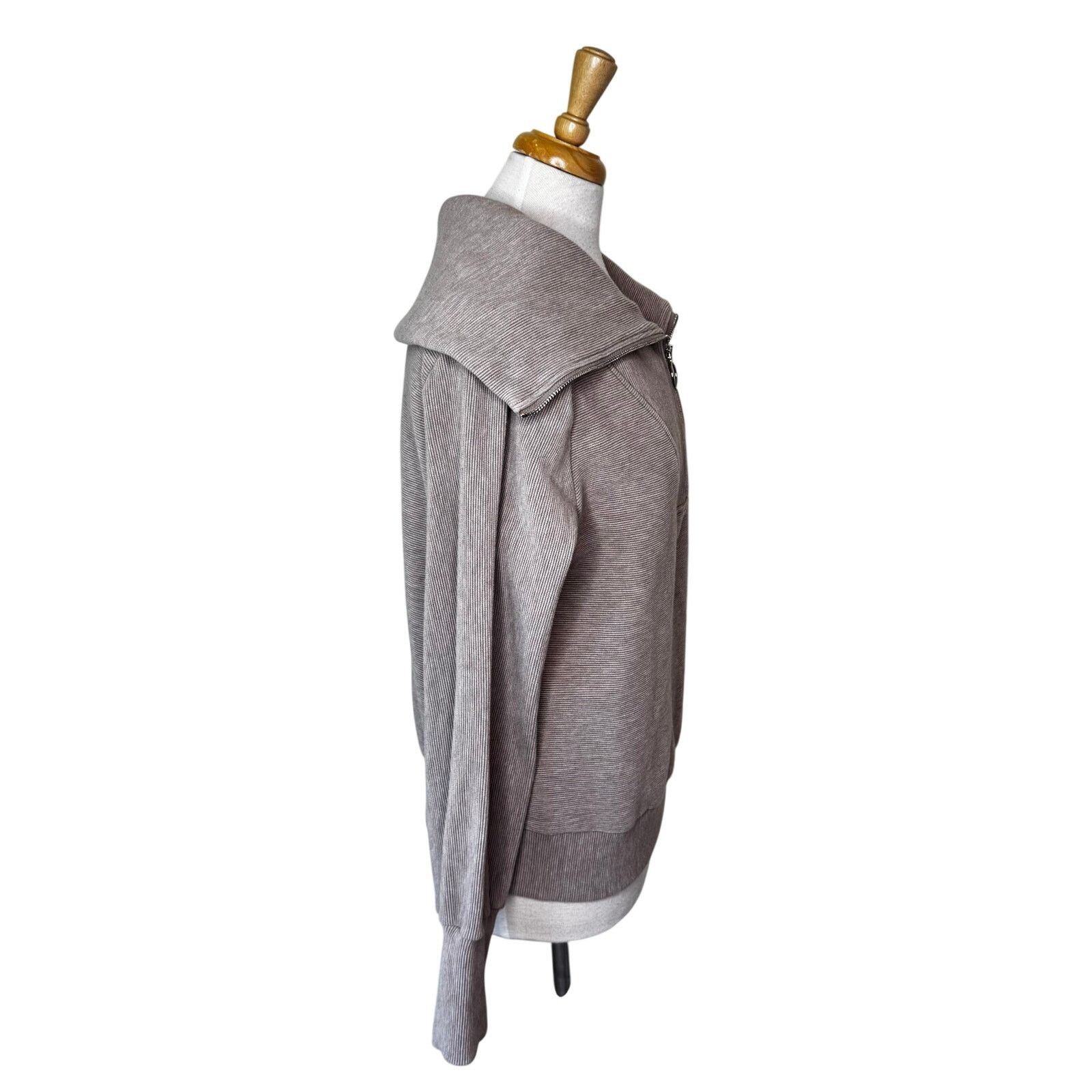 Varley VARLEY Vine Half-Zip Pullover Taupe Marl Ottomon VAR00485 Size S / US 4 / IT 40 - 5 Thumbnail