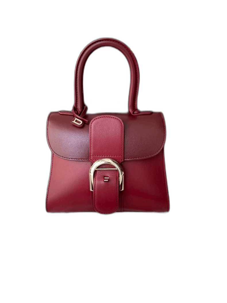 Delvaux Delvaux Mini Brillant Wine Red Handbag Size ONE SIZE - 1 Thumbnail